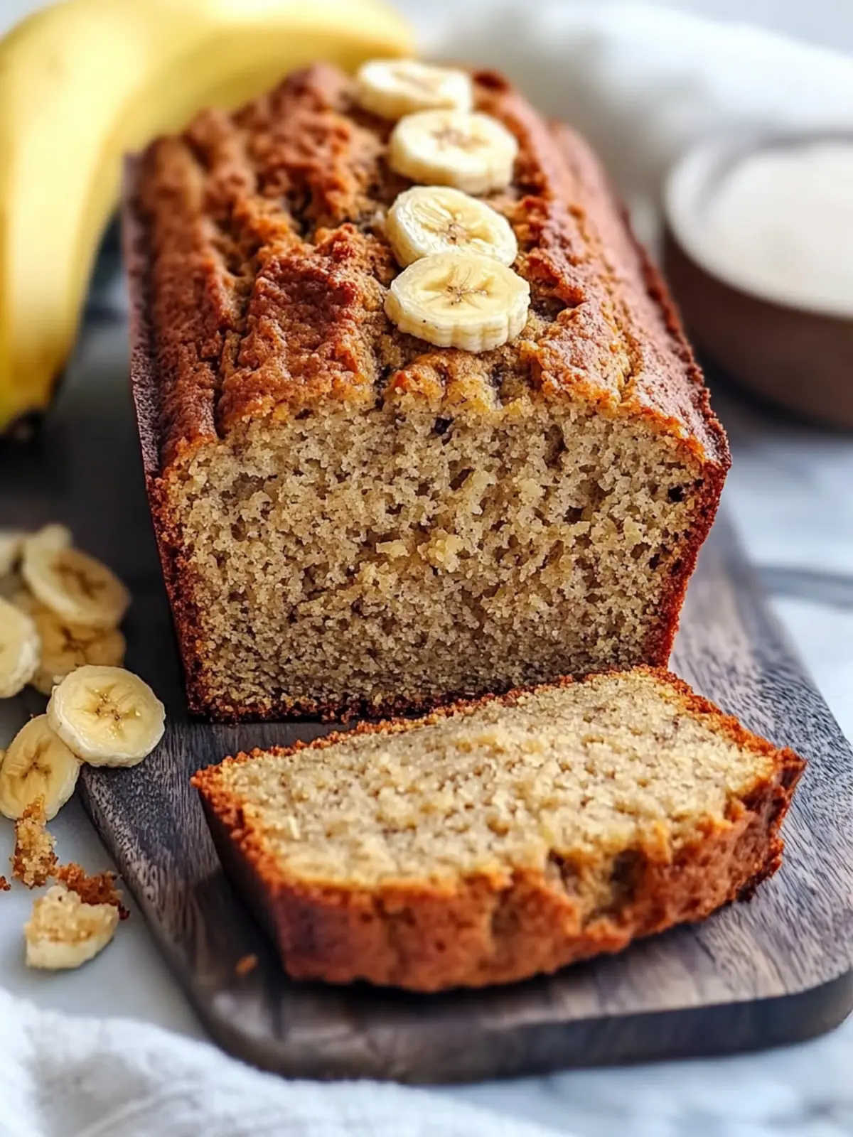 Fluffy Keto Banana Bread