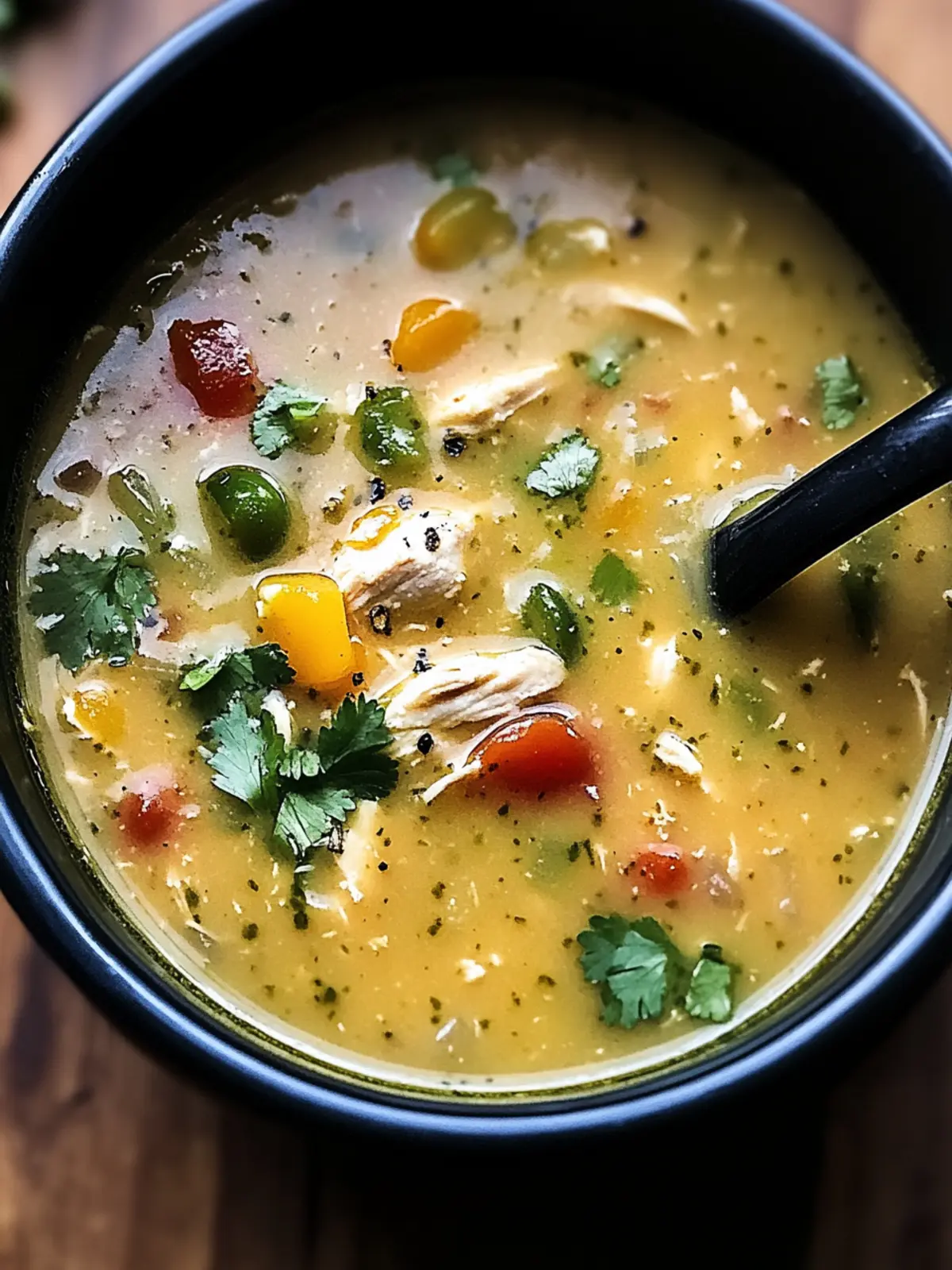 Santa Fe Green Chile Chicken Soup