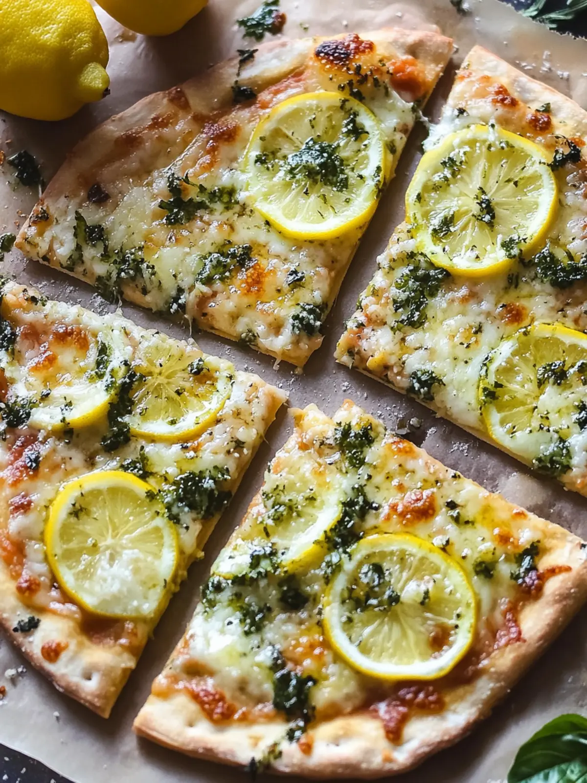 Matzo Pizza with Parmesan and Lemon