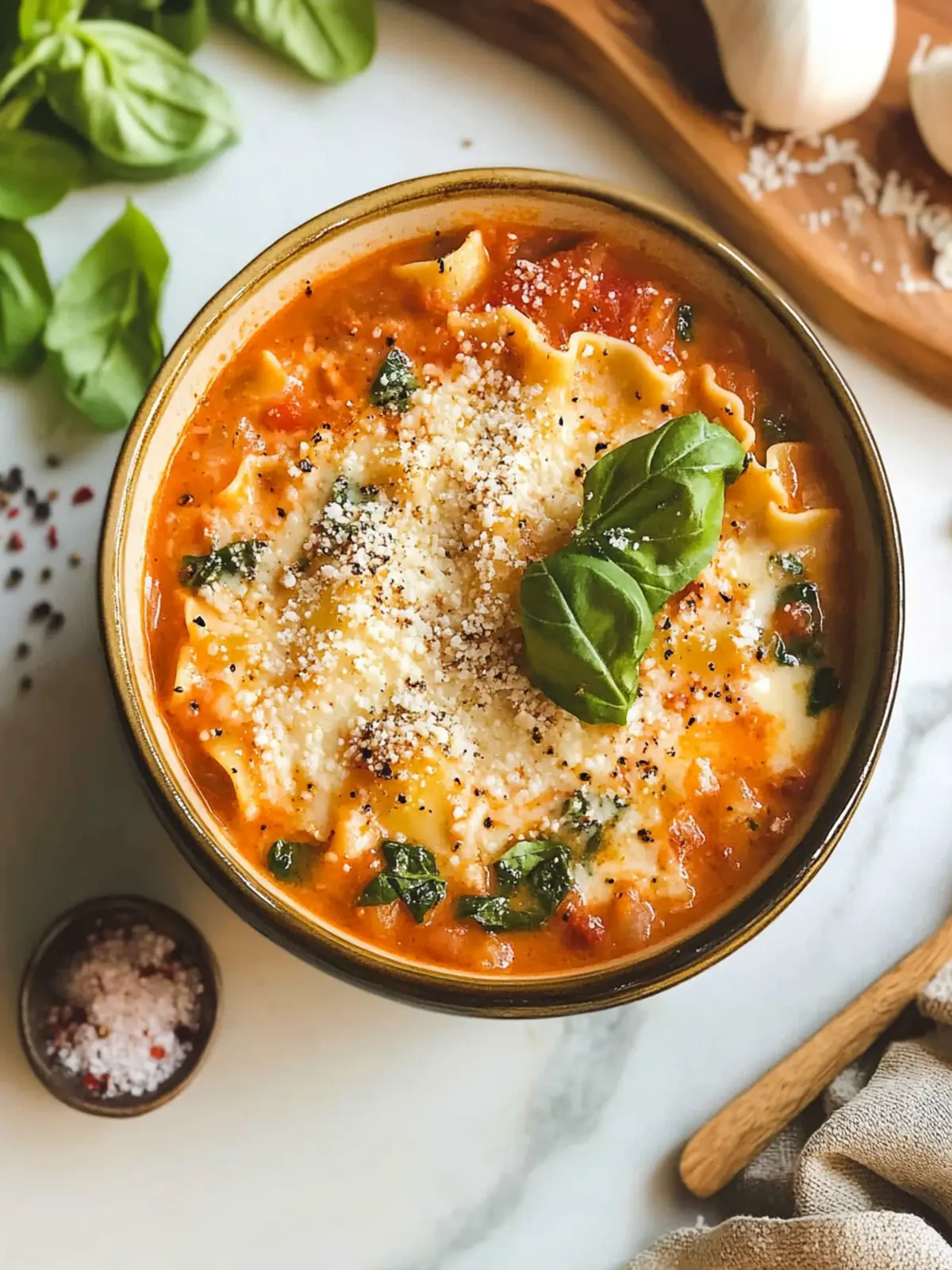 Creamy Lasagna Soup