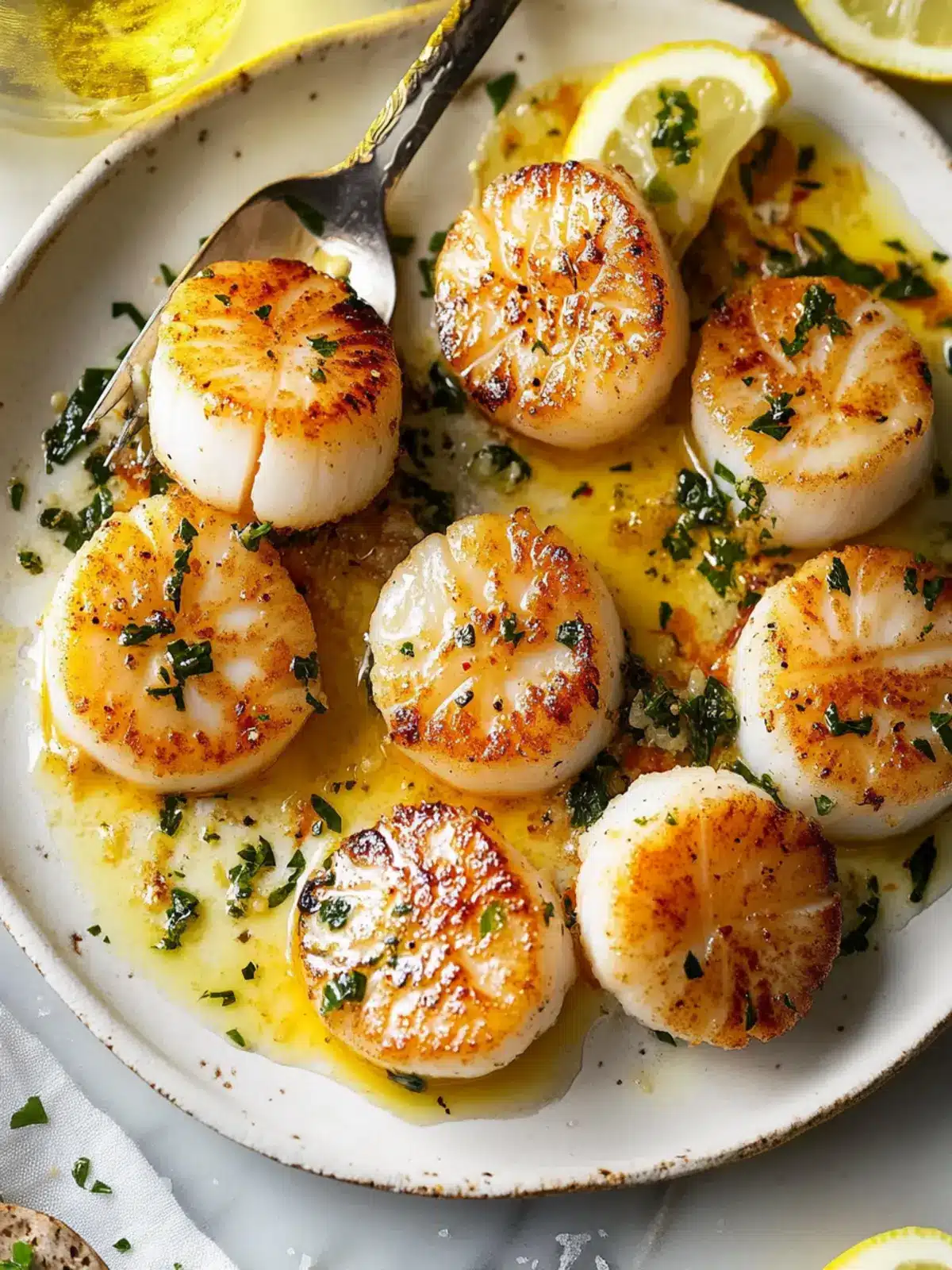 Lemon Butter Scallops