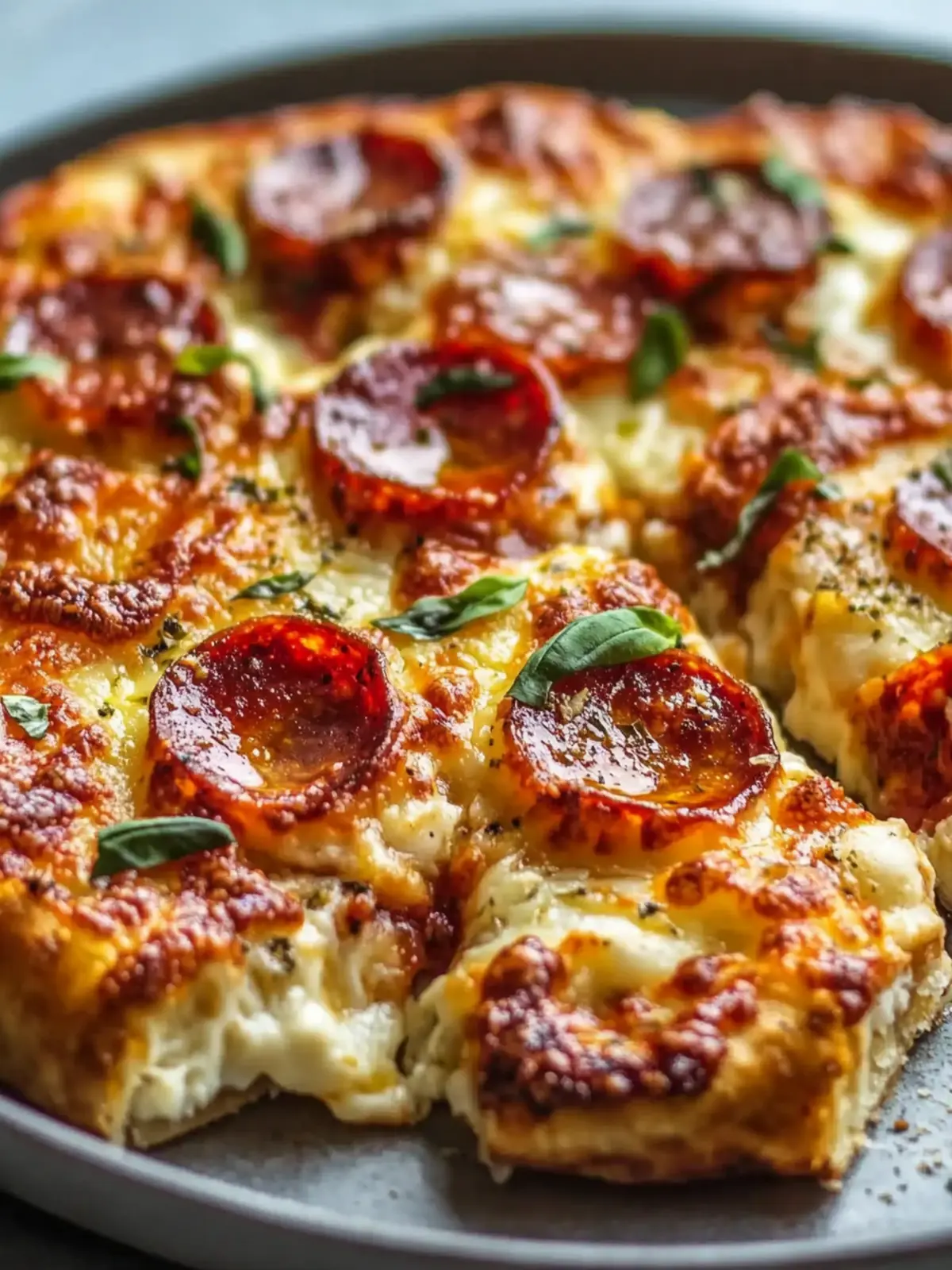 Pizza Cottage Cheese Bake