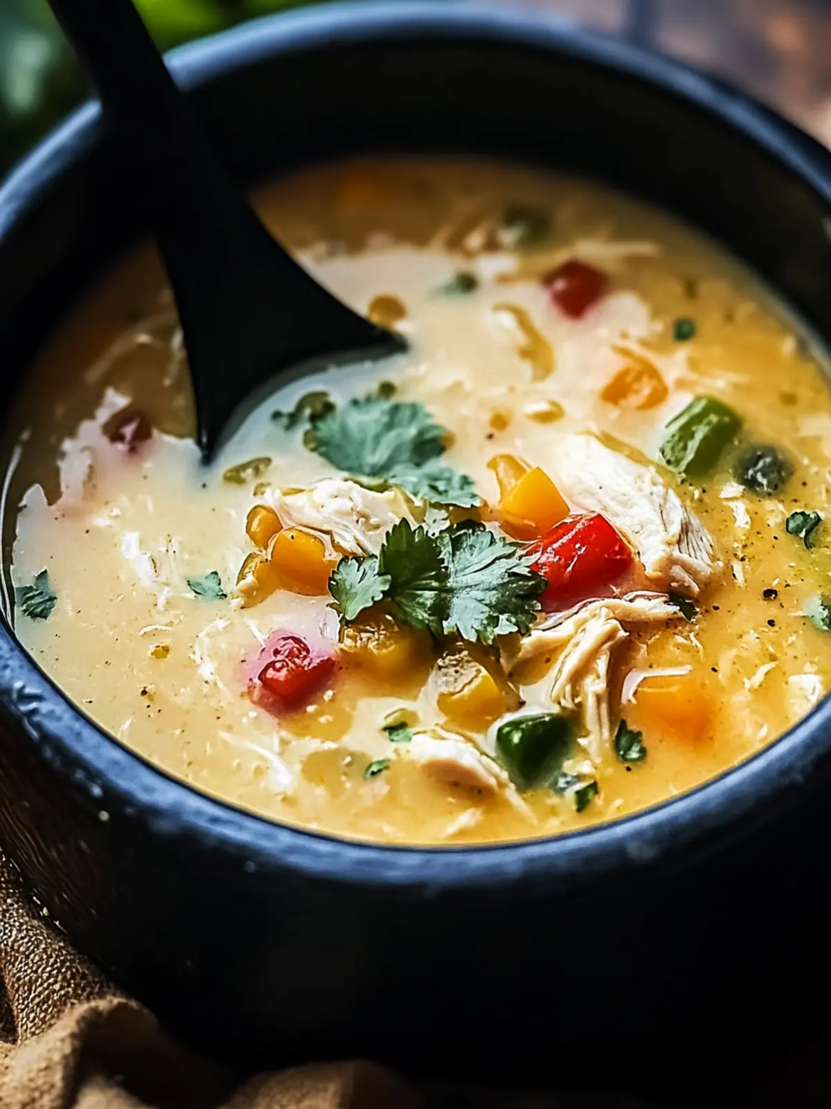 Santa Fe Green Chile Chicken Soup