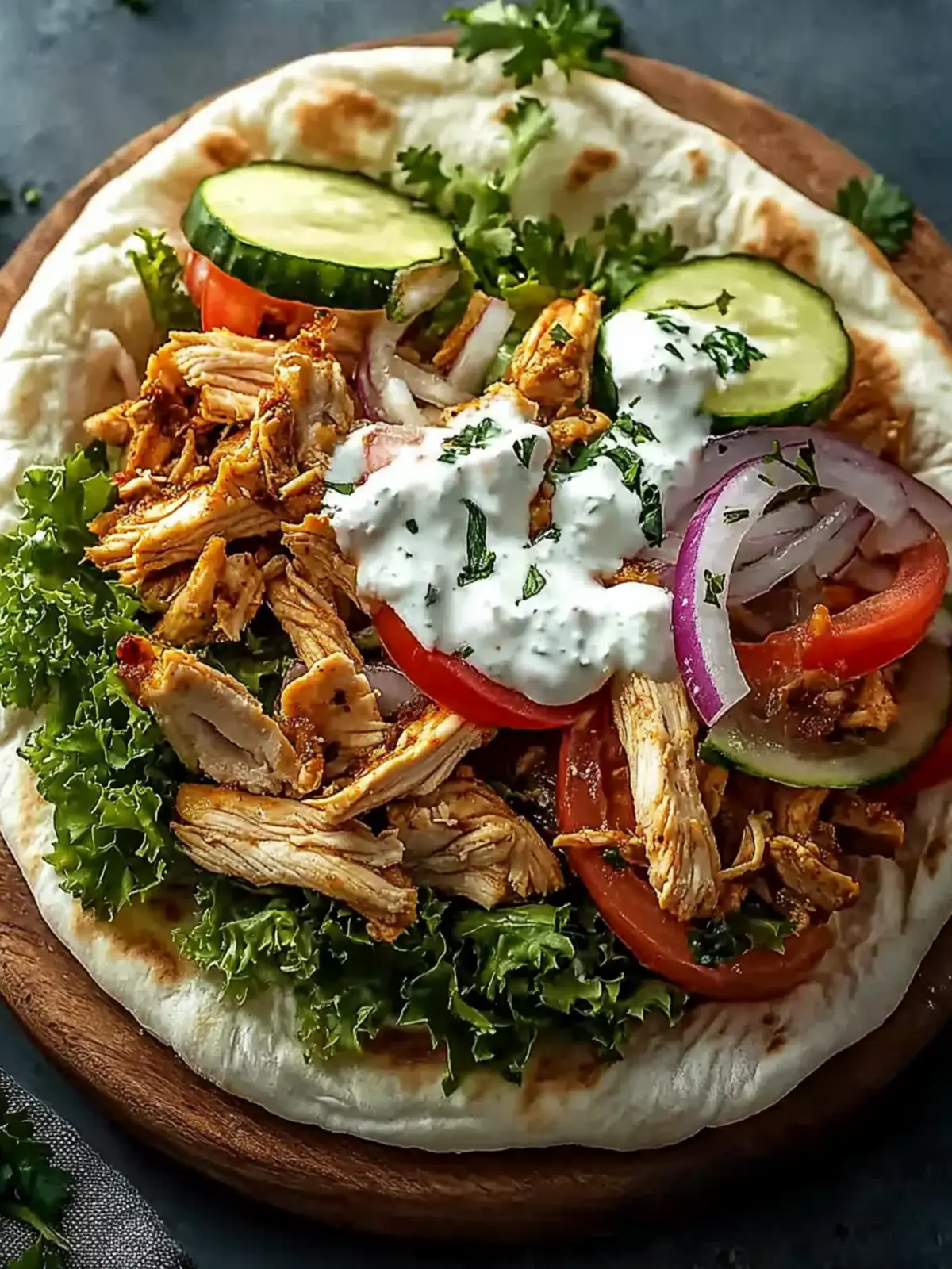 Slow Cooker Chicken Gyros