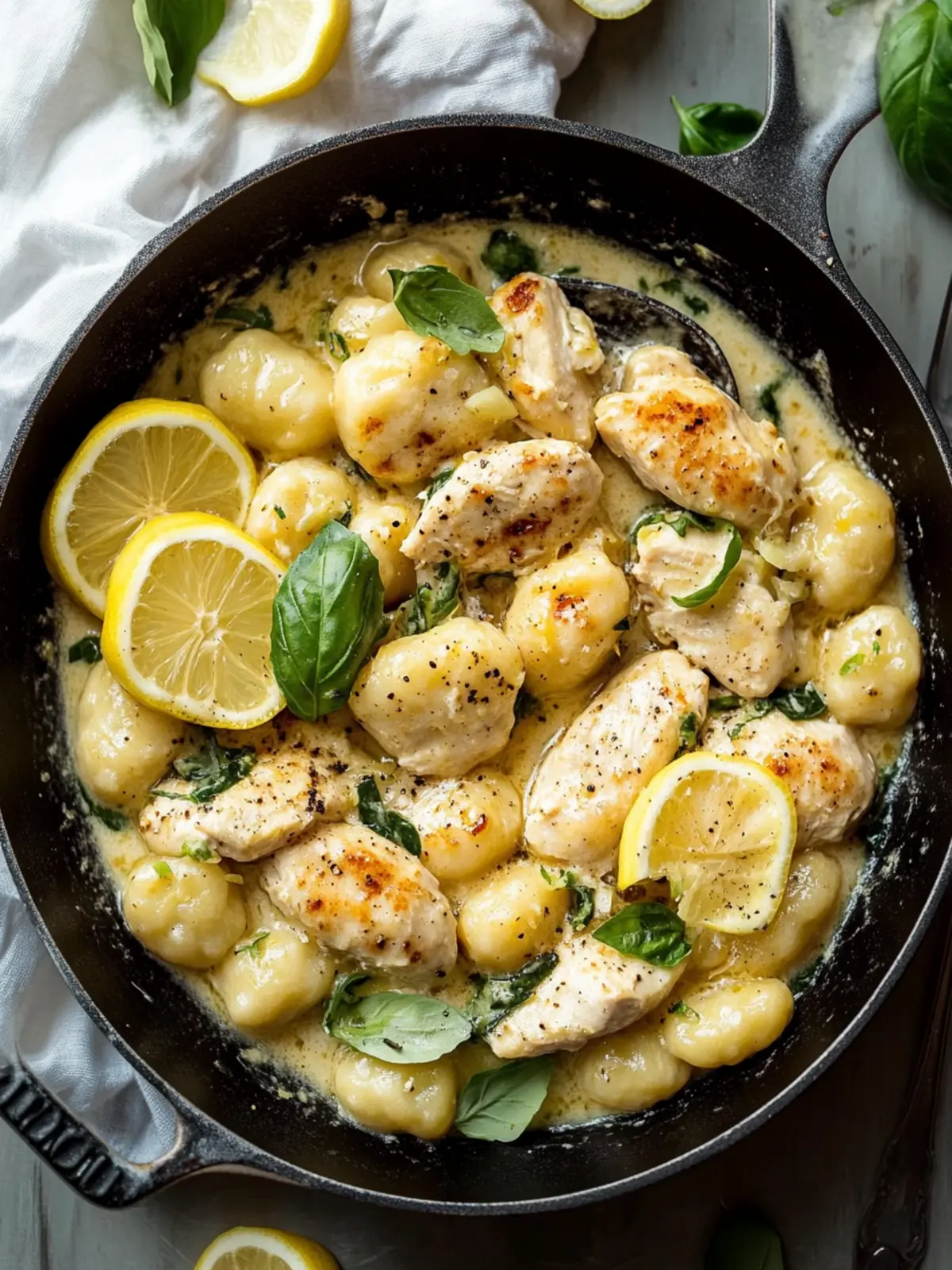 Lemon Chicken Gnocchi