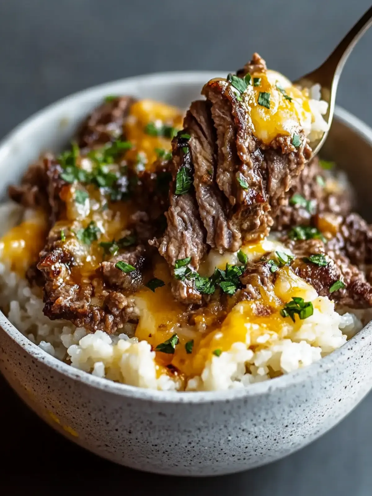 Beefy Garlic Butter Bowl