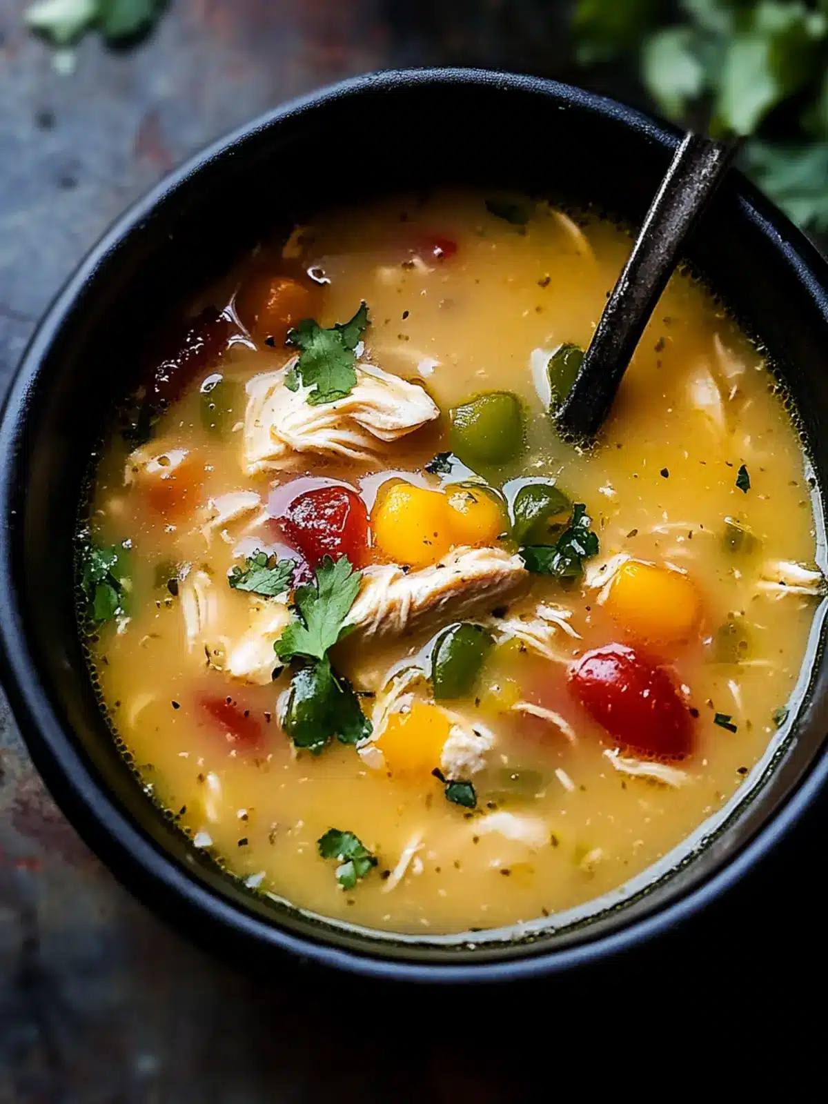 Santa Fe Green Chile Chicken Soup