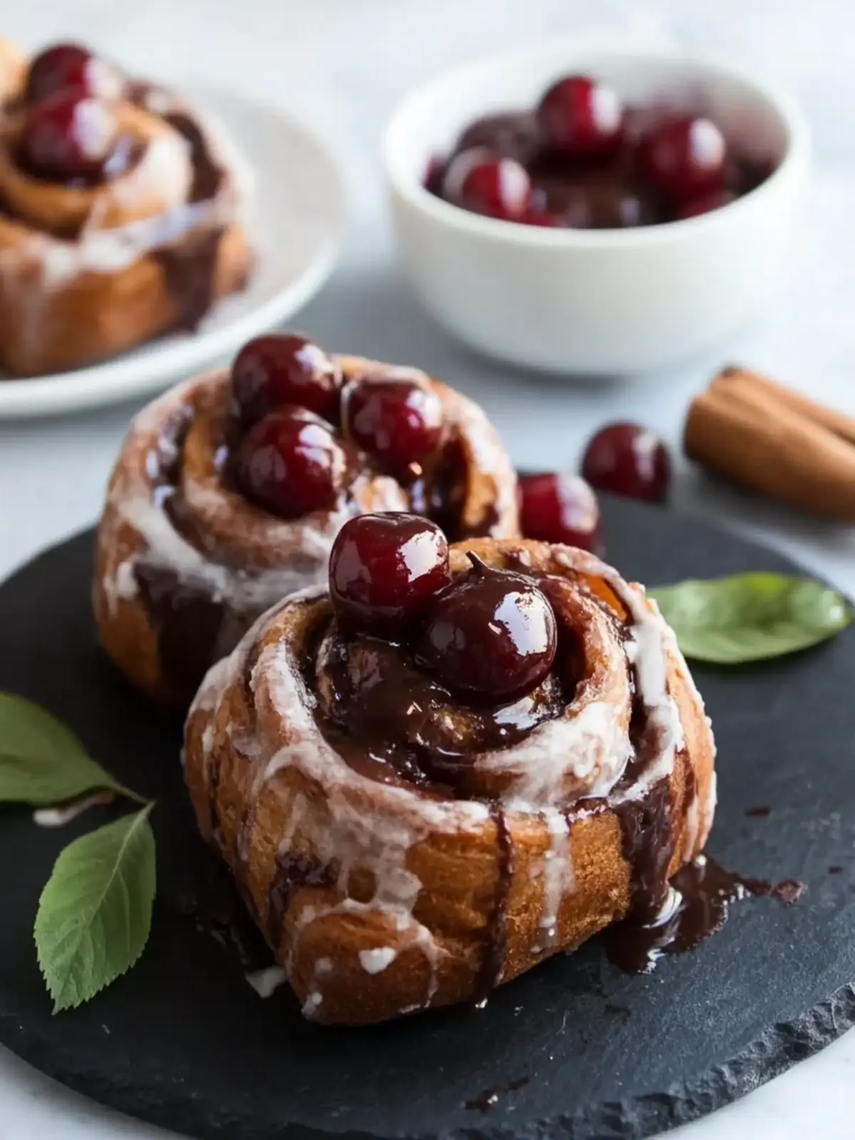 Cherry Chocolate Rolls