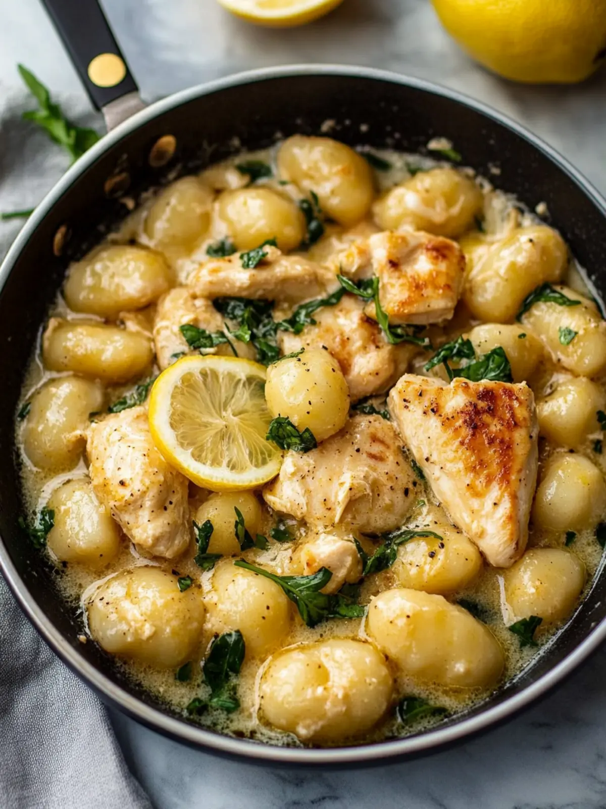 Lemon Chicken Gnocchi