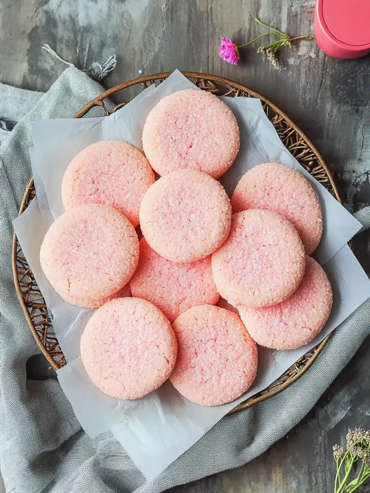 Mexican Pink Cookies