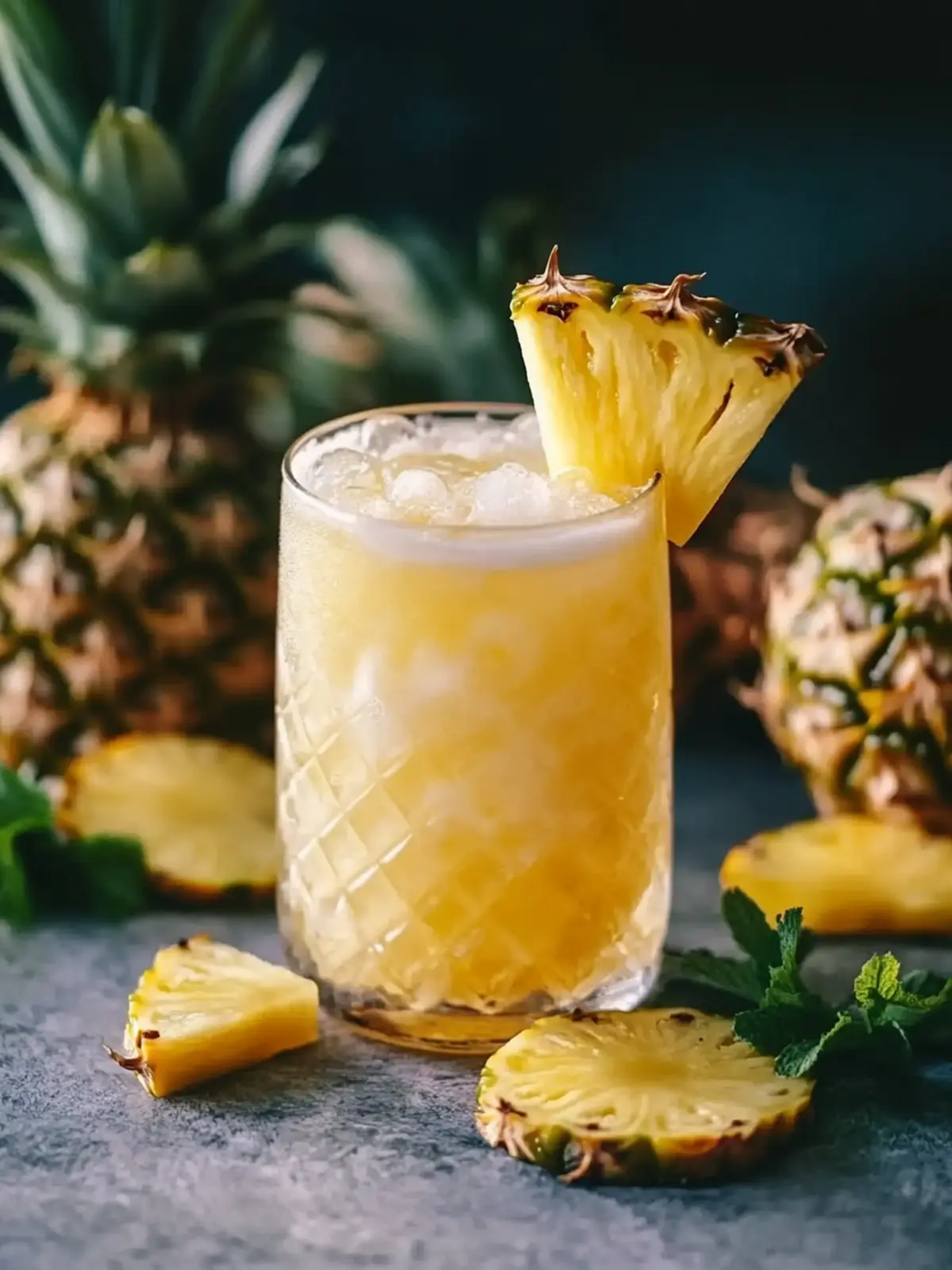 Pineapple Ginger Beer Mocktail
