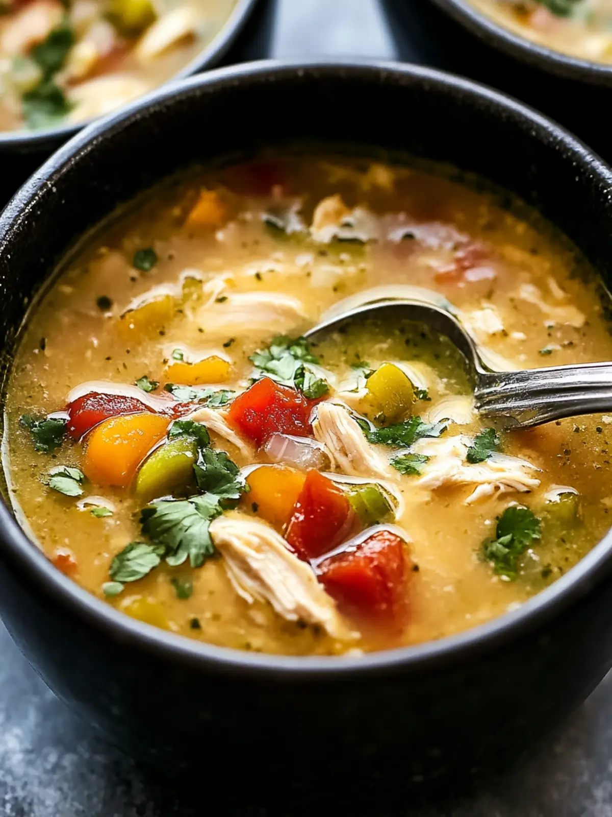 Santa Fe Green Chile Chicken Soup