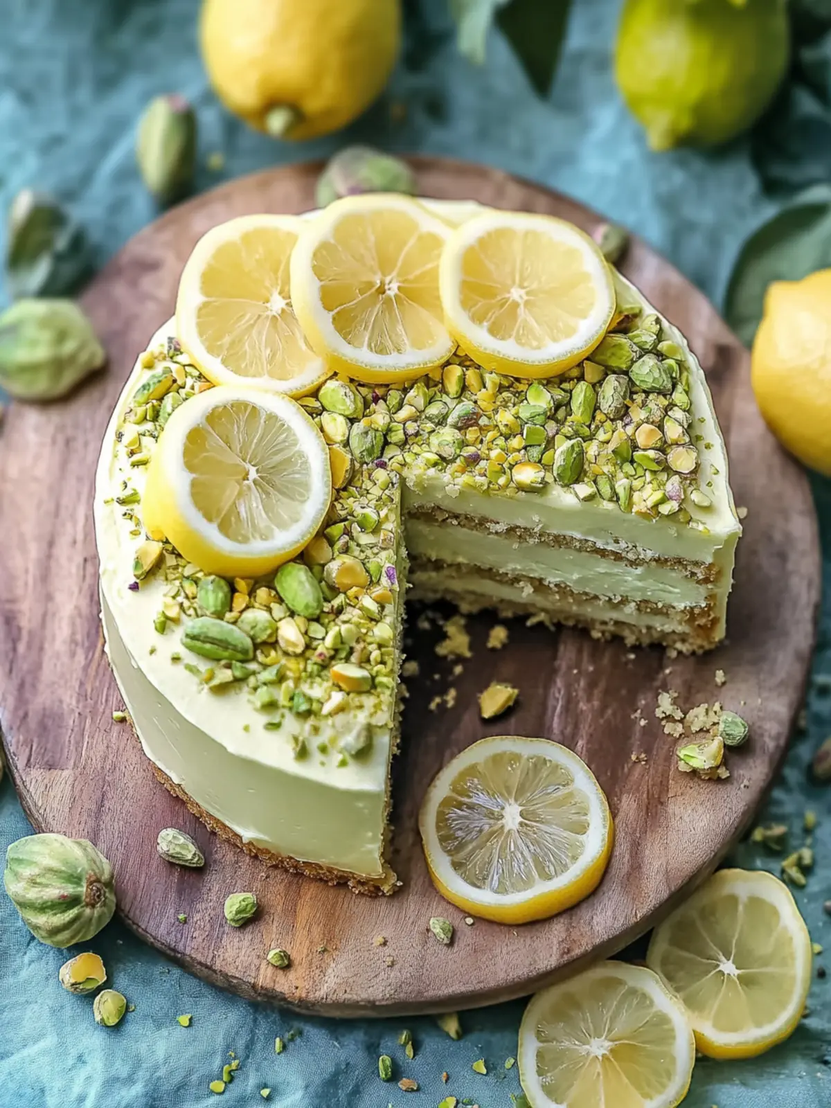 Lemon Pistachio Cake