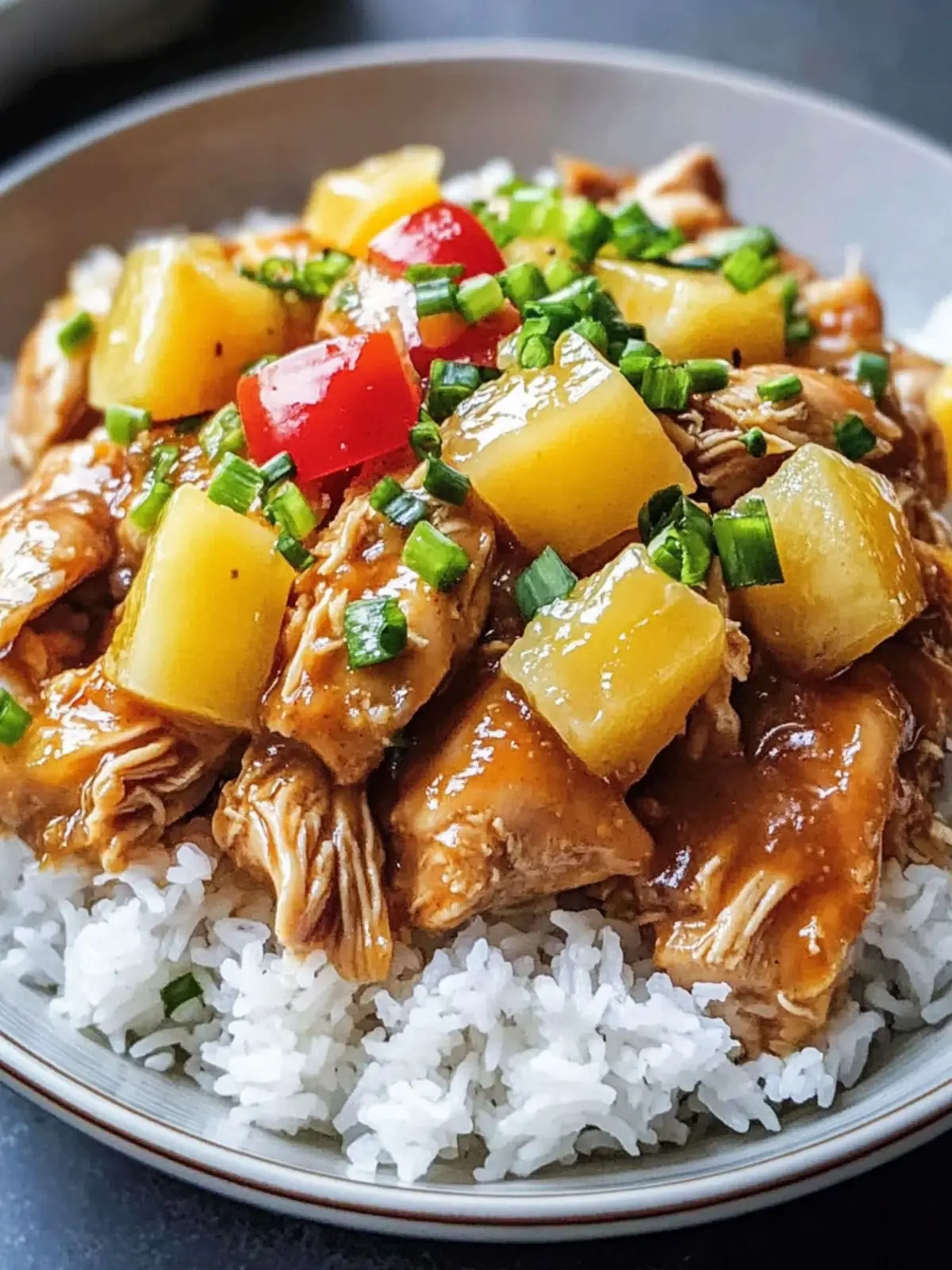 Healthy Hawaiian Crockpot Chicken