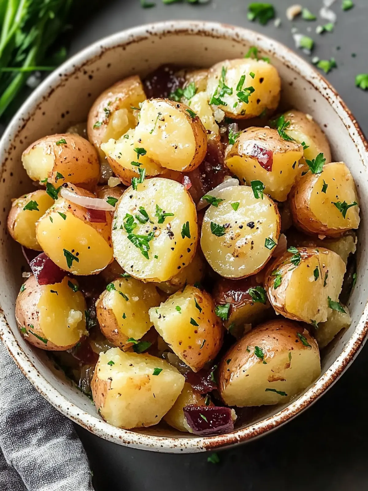 Slow Cooker Onion Butter Potatoes
