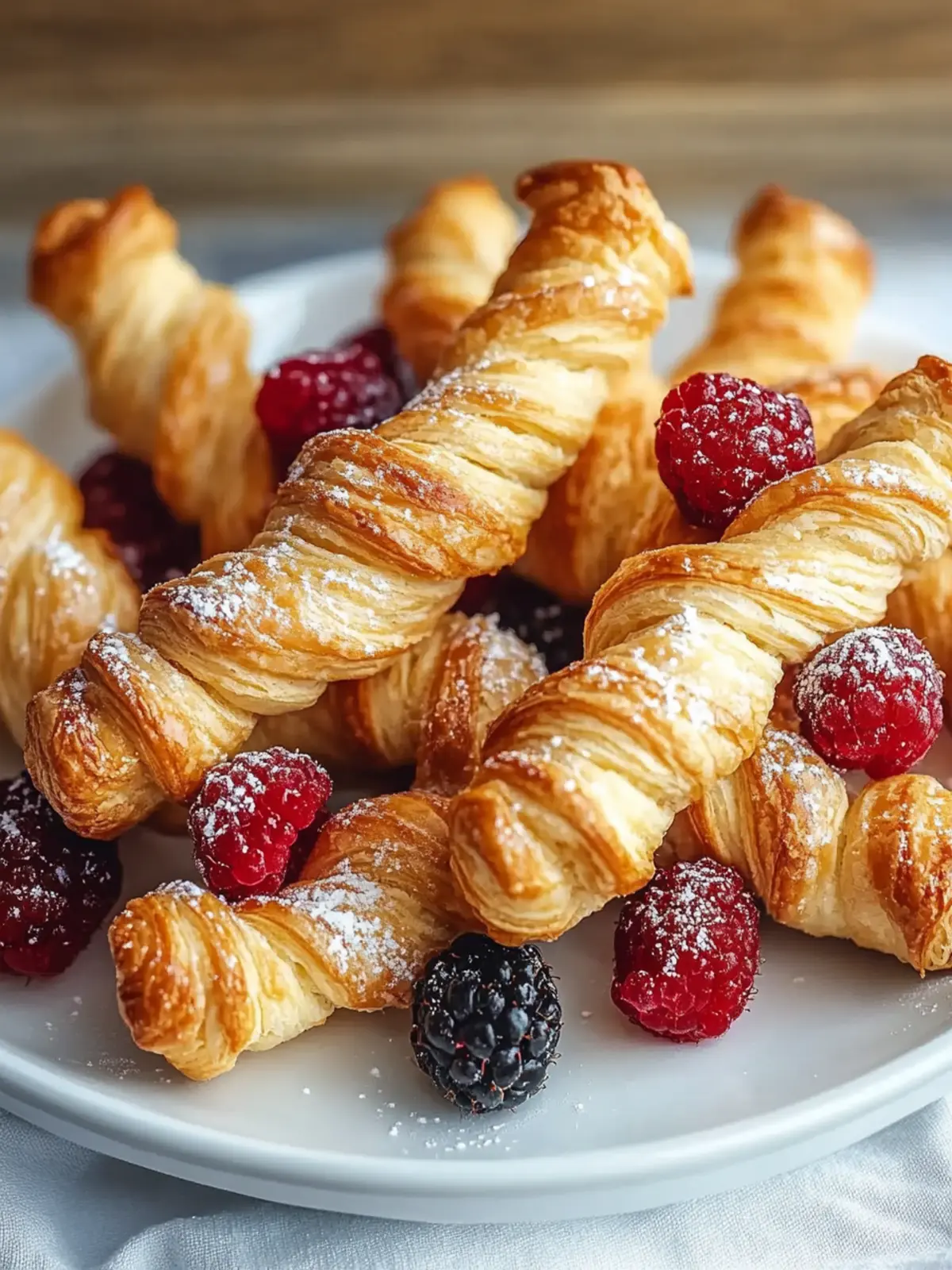 Berry Puff Twists