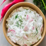 Healthy Radish Tzatziki Dip
