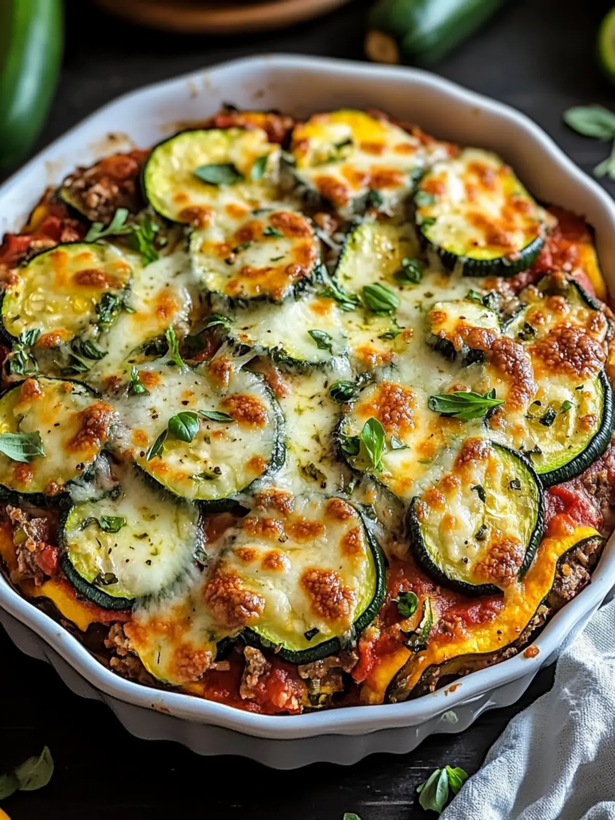 Zucchini Pizza Casserole