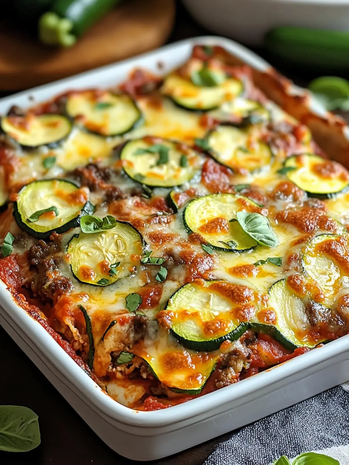 Zucchini Pizza Casserole