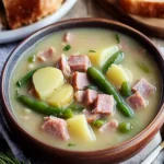 Ham Green Bean and Potato Soup