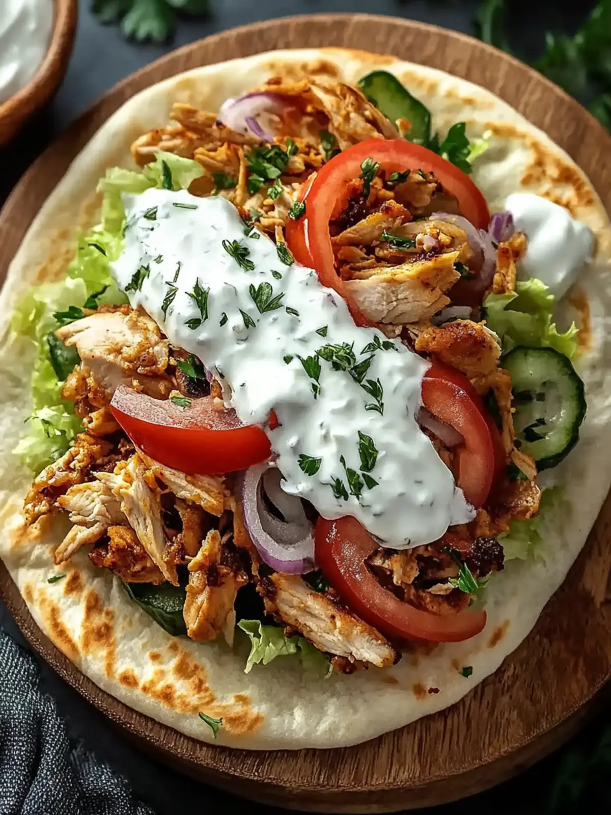 Slow Cooker Chicken Gyros