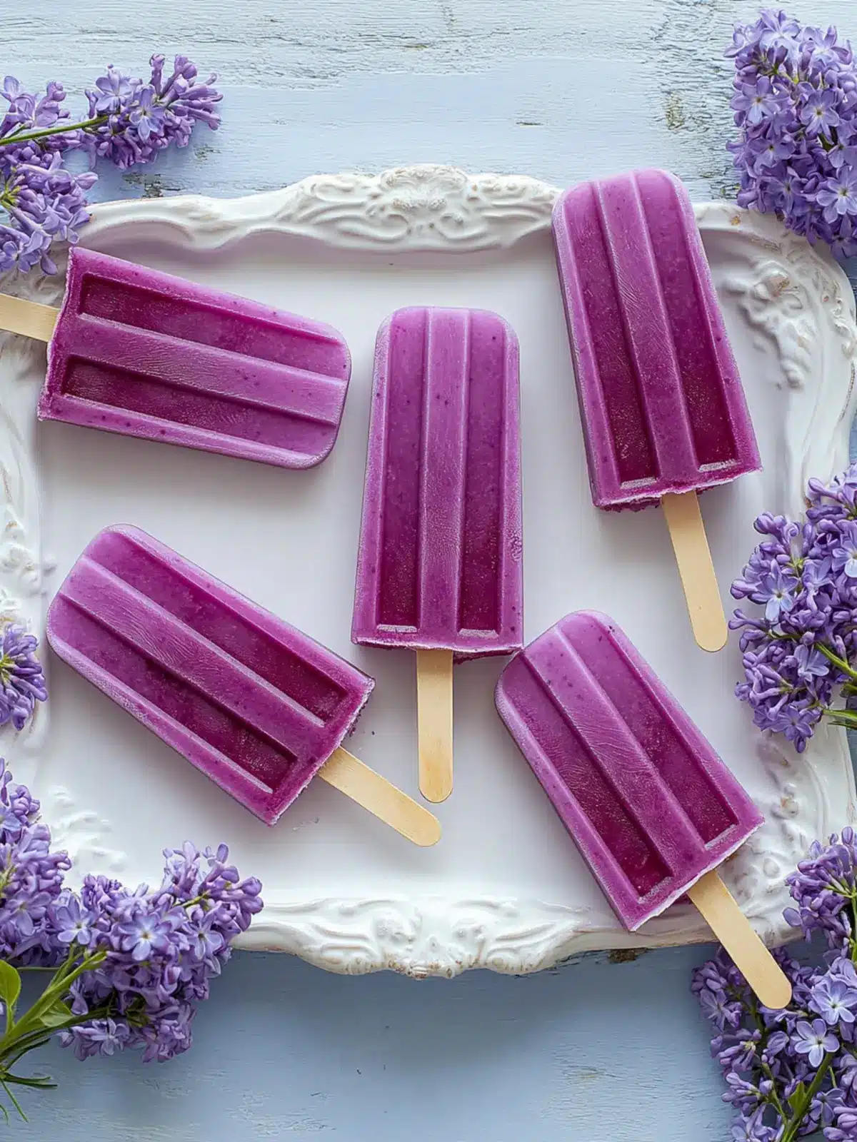 Lilac Popsicles