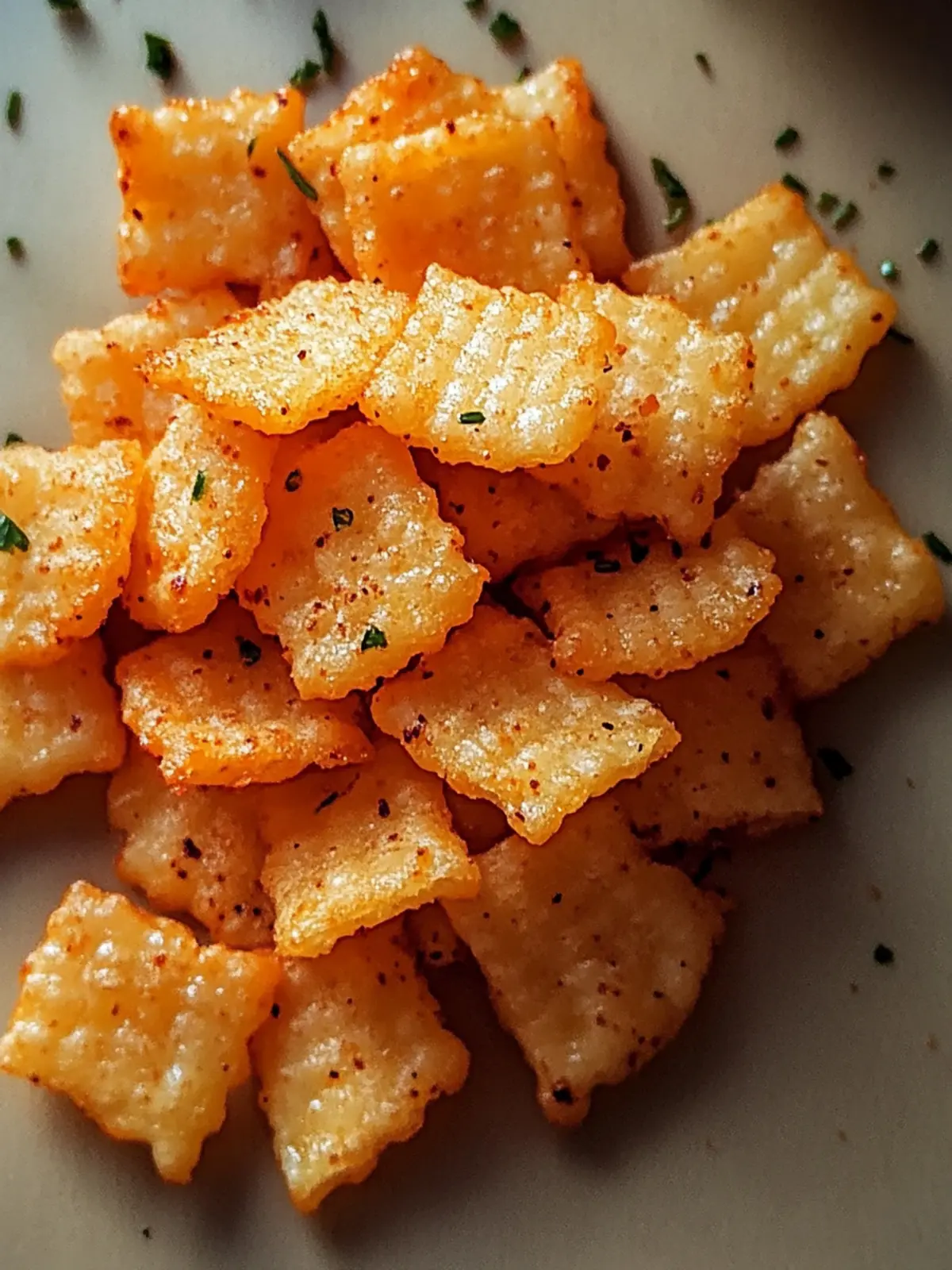 Cheesy Garlic Ritz Bits Snacks