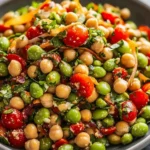 Chickpea Edamame Salad