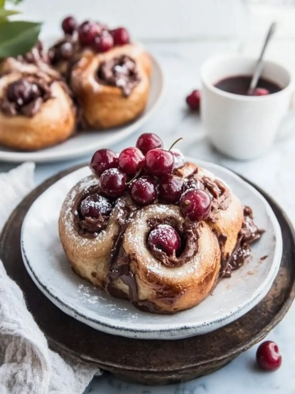 Cherry Chocolate Rolls