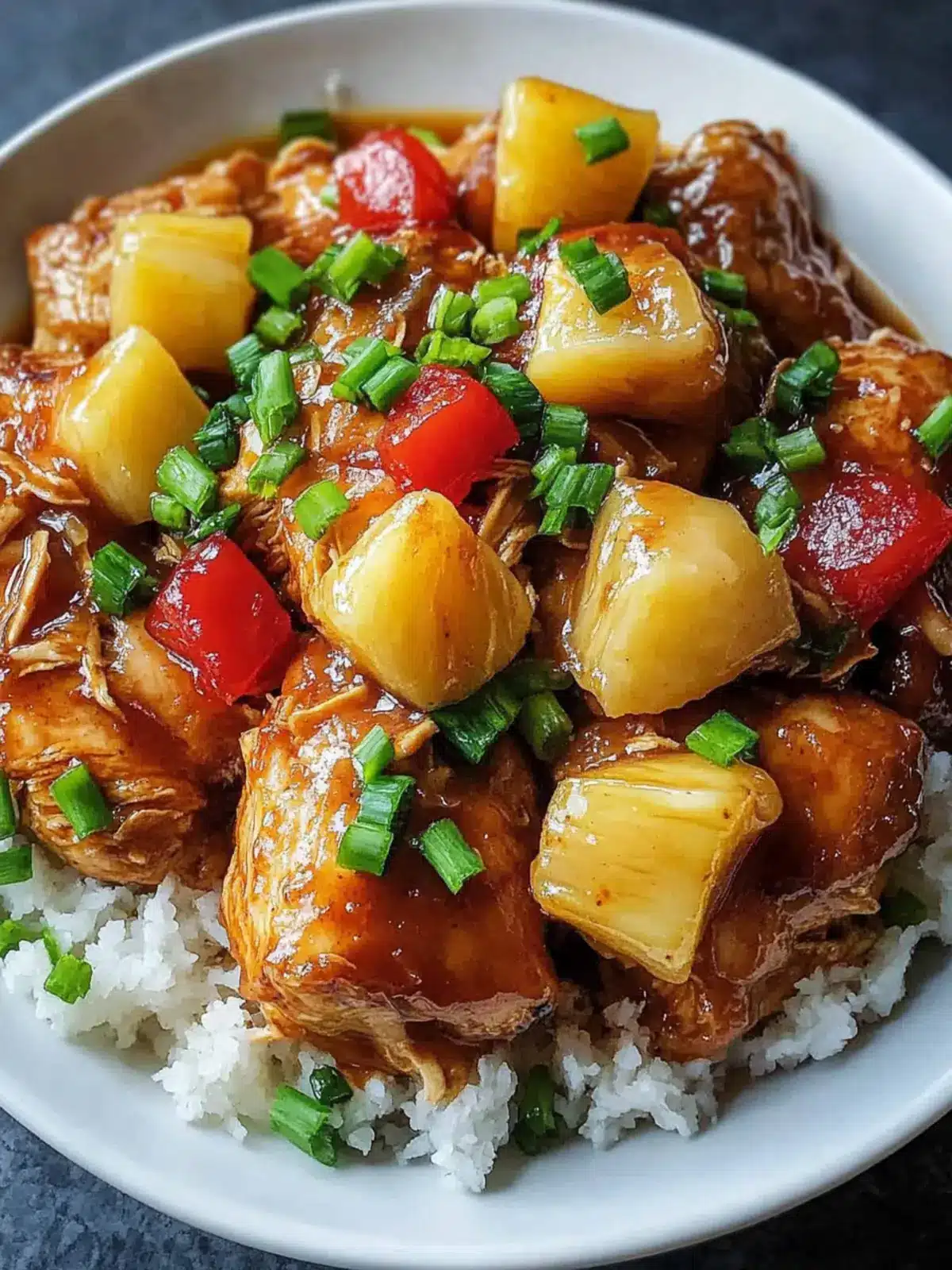 Healthy Hawaiian Crockpot Chicken