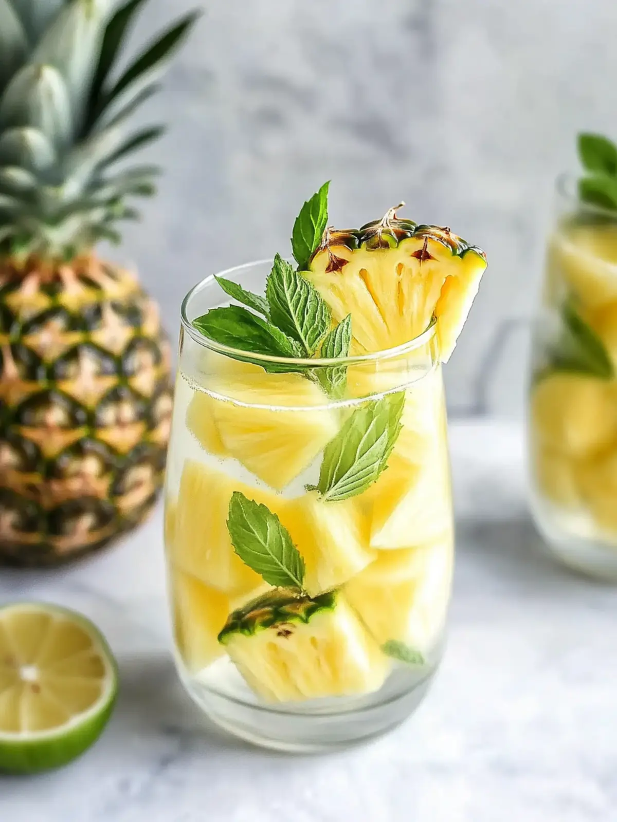 Pineapple Infused Water