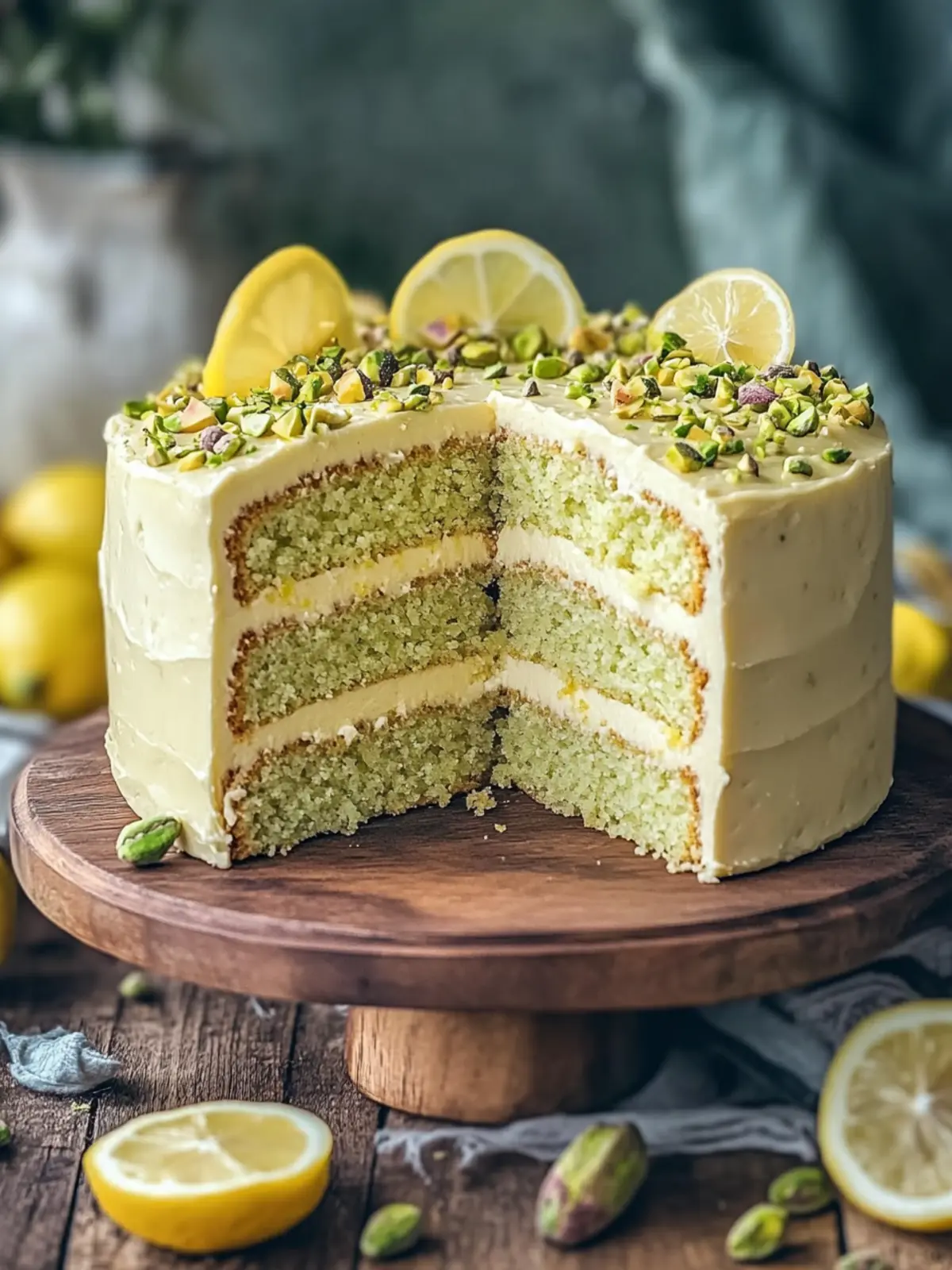 Lemon Pistachio Cake