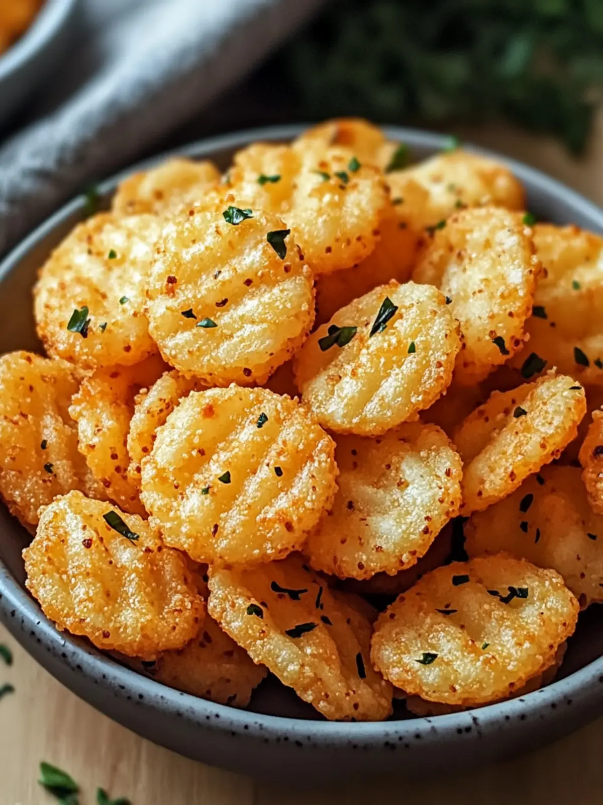 Cheesy Garlic Ritz Bits Snacks