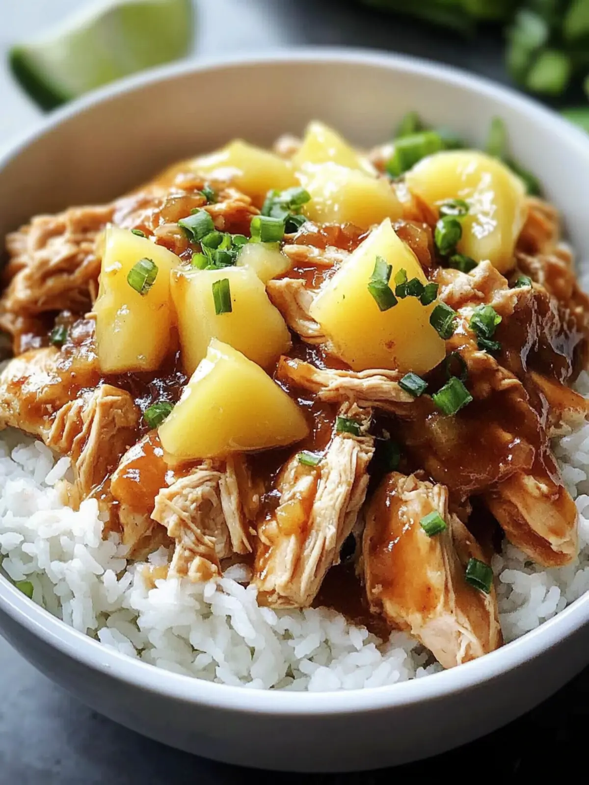 Healthy Hawaiian Crockpot Chicken