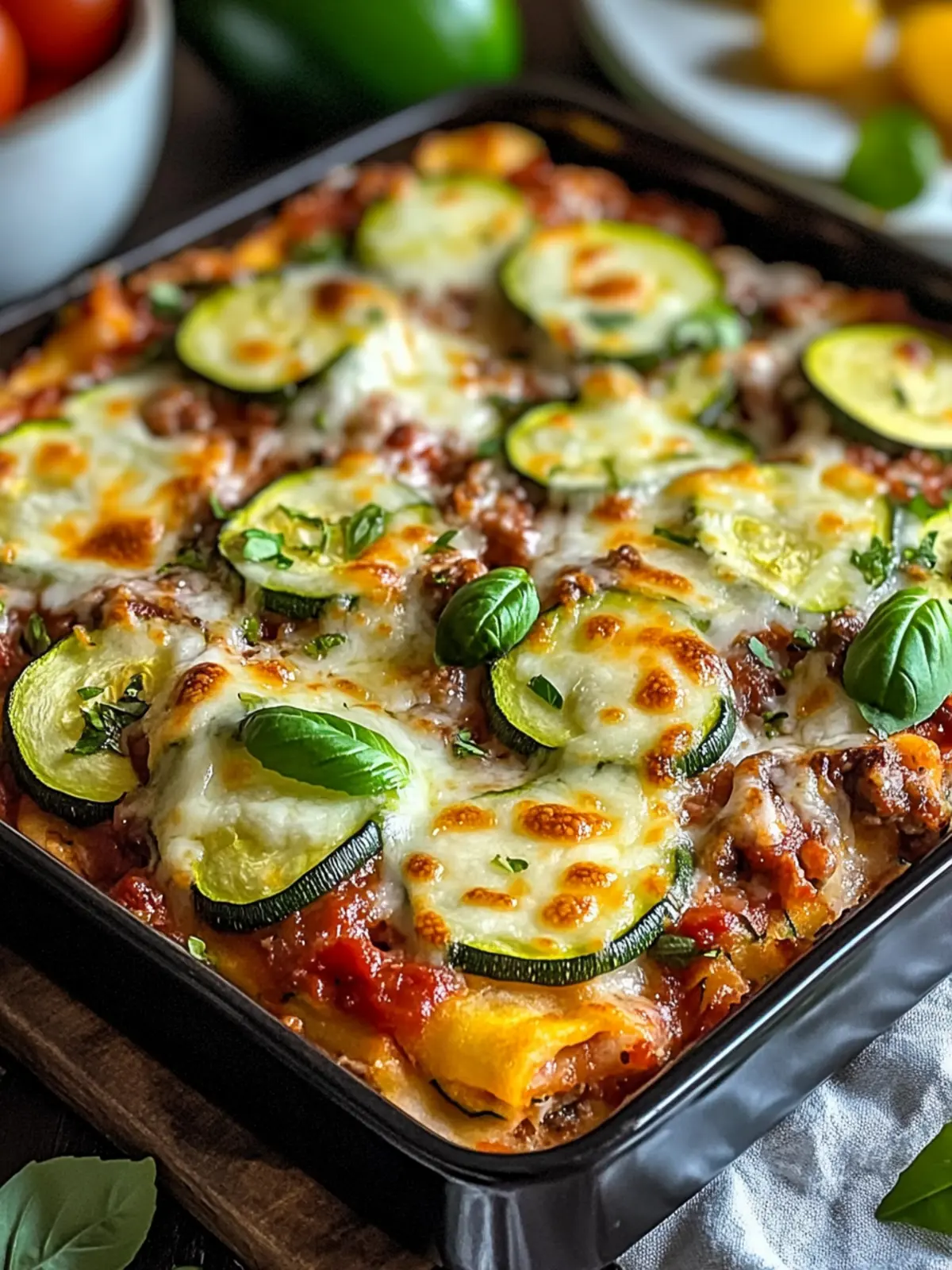 Zucchini Pizza Casserole