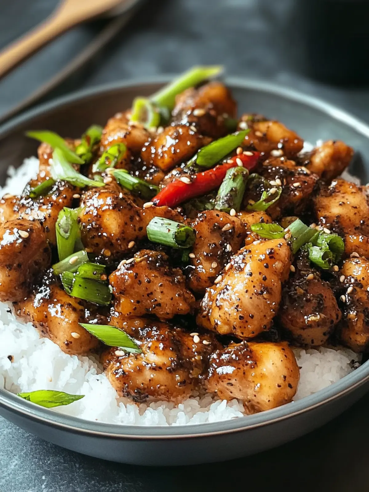 Black Pepper Chicken