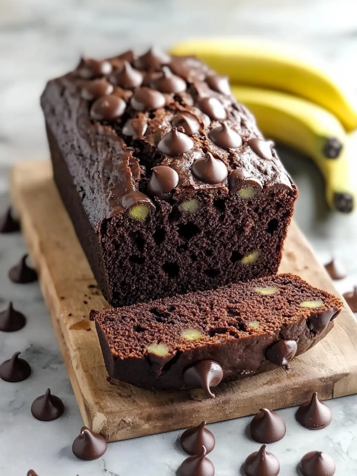 Chocolate Zucchini Banana Bread