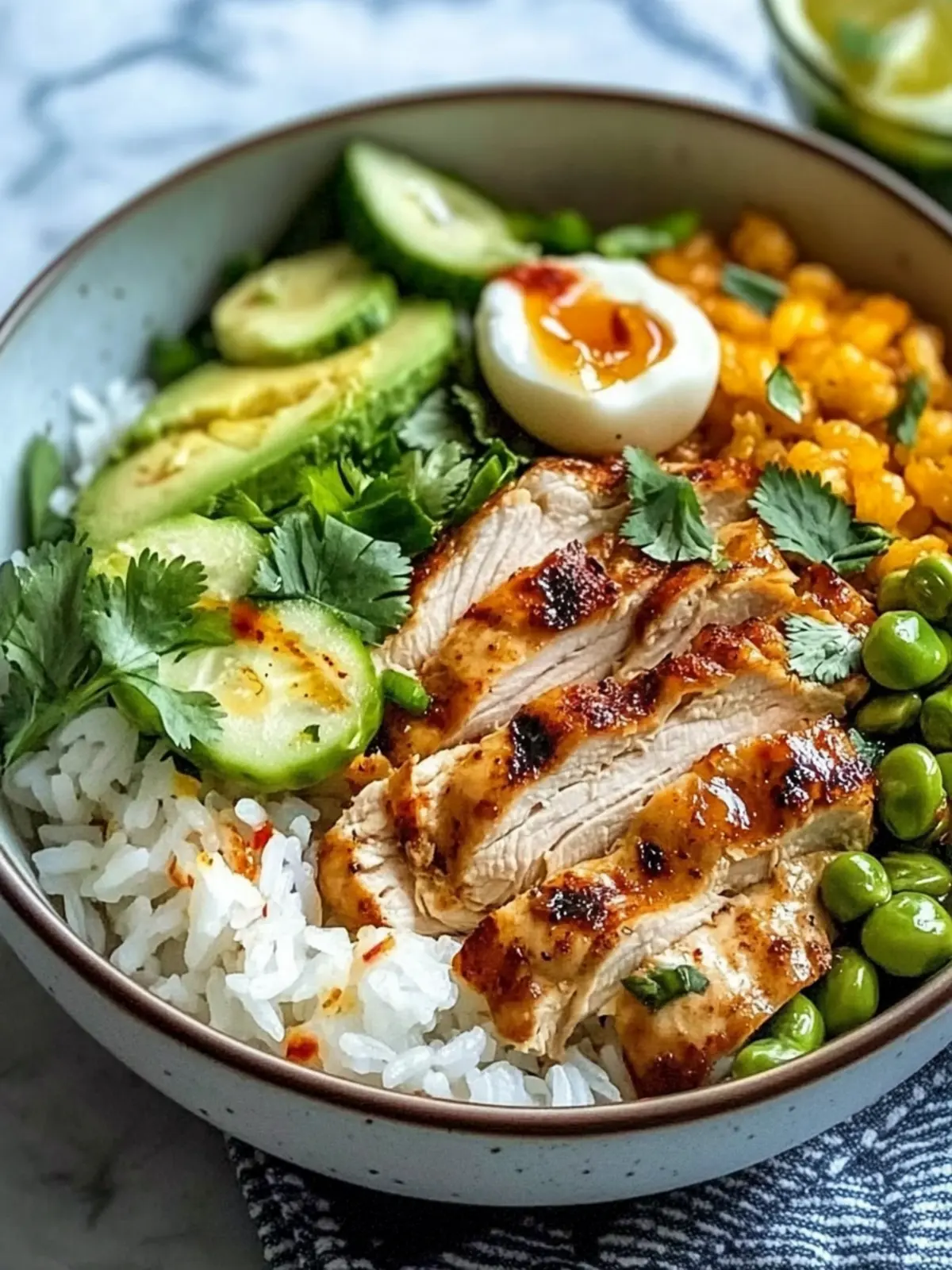 Chicken rice bowls