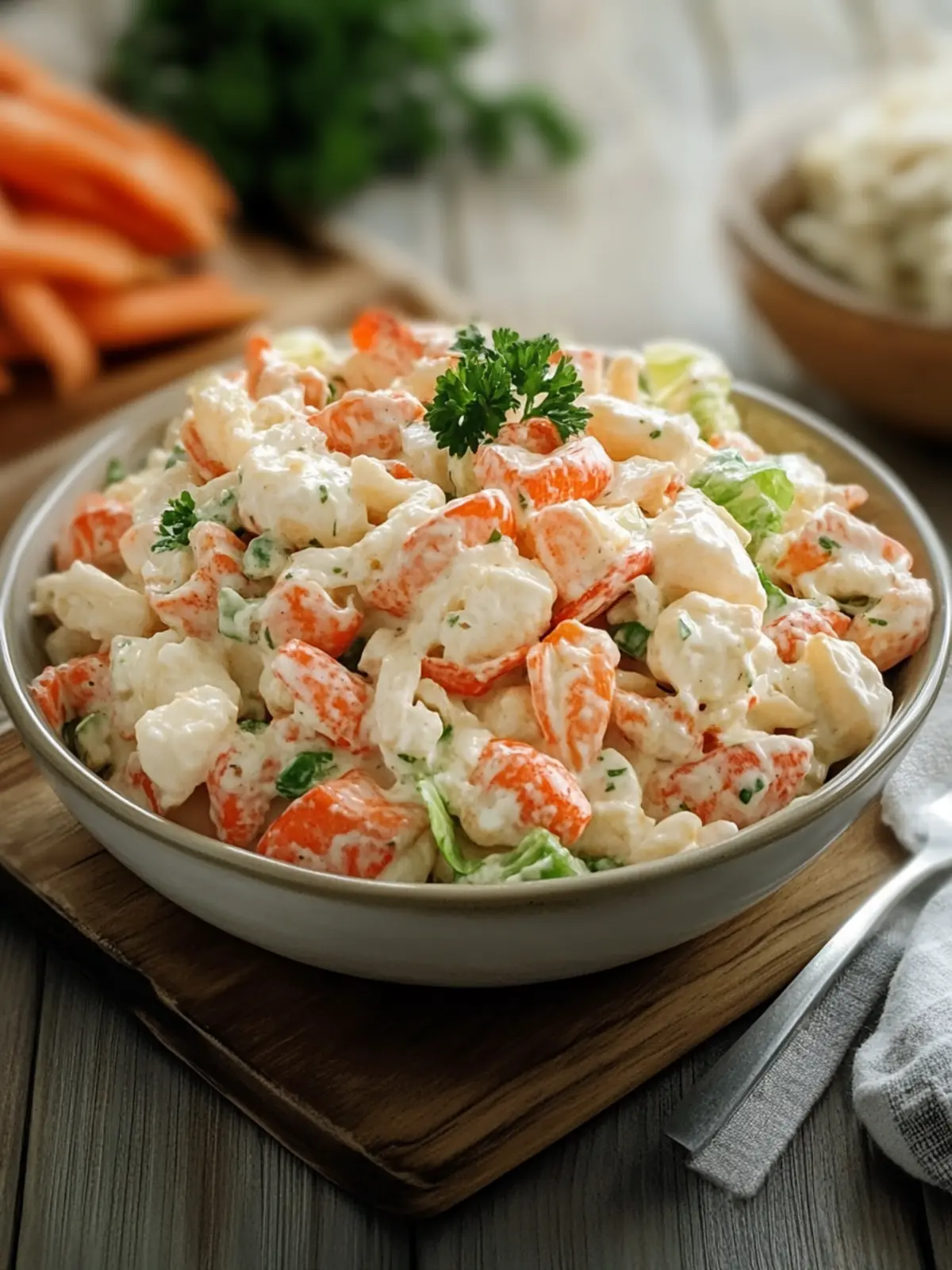 Paula Deen Crab Salad
