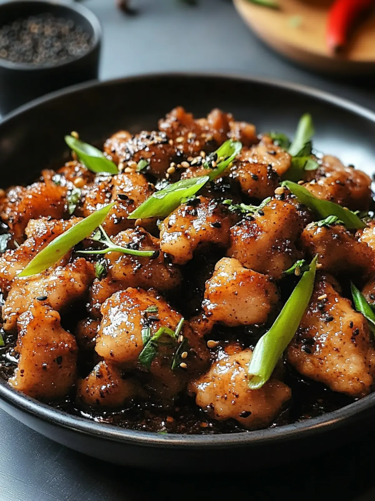 Black Pepper Chicken