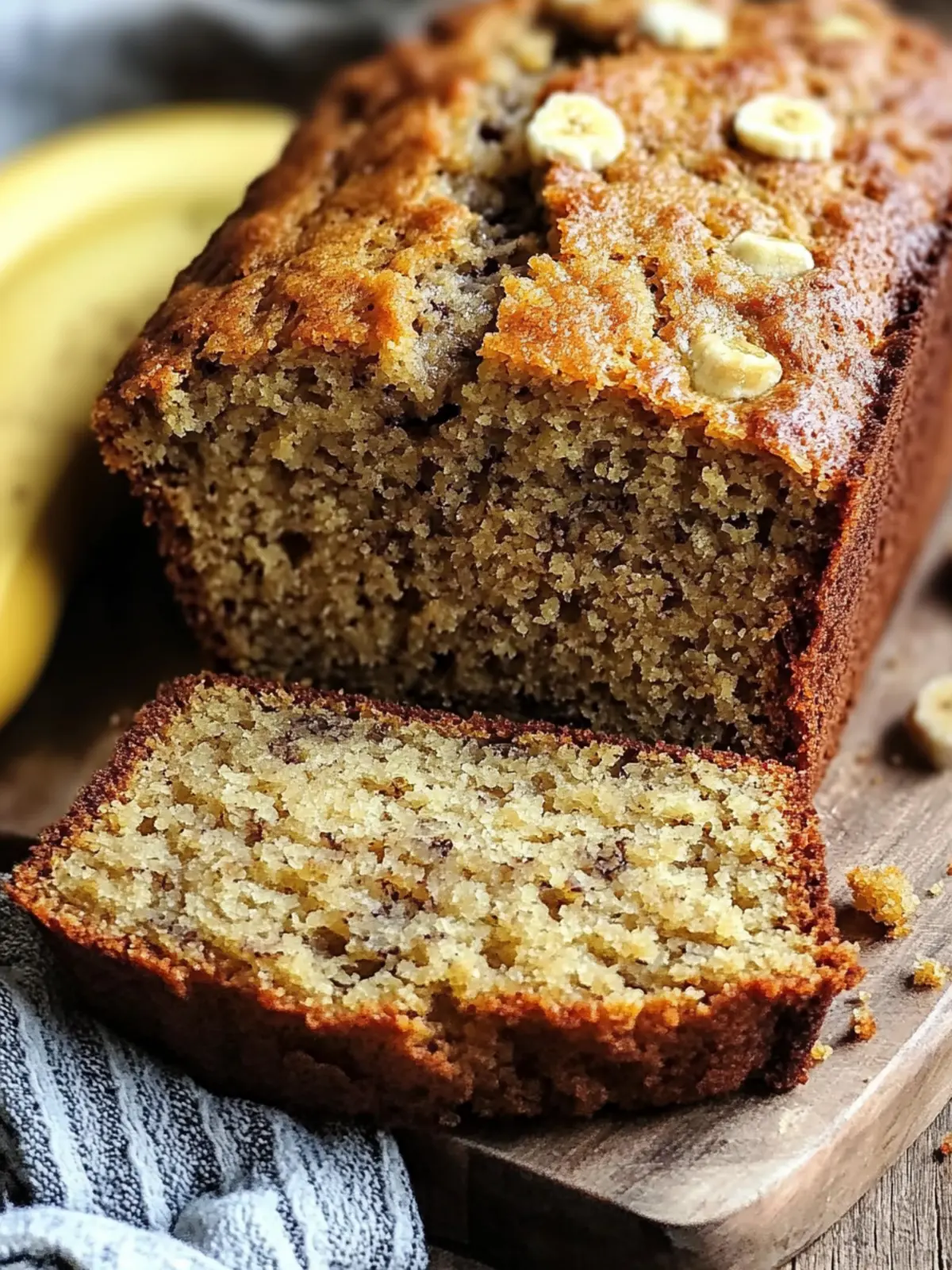 Moist Sweet Banana Bread