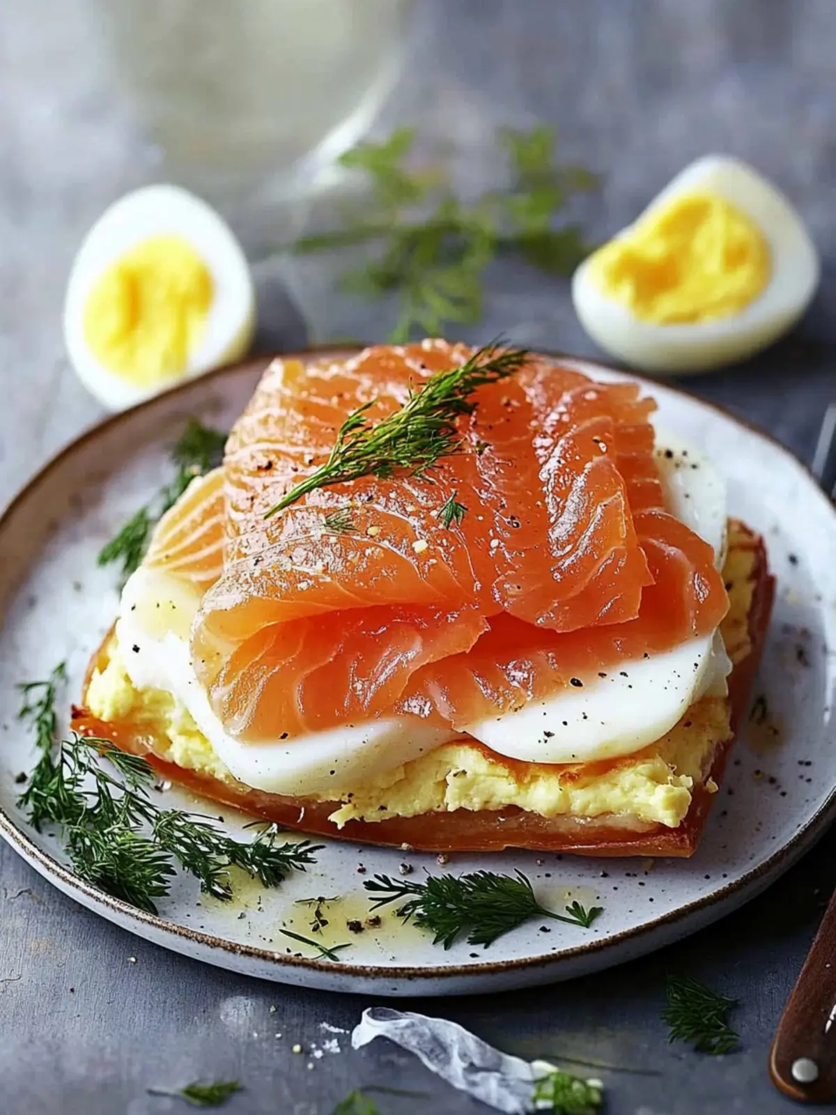 Smoked Salmon and Egg