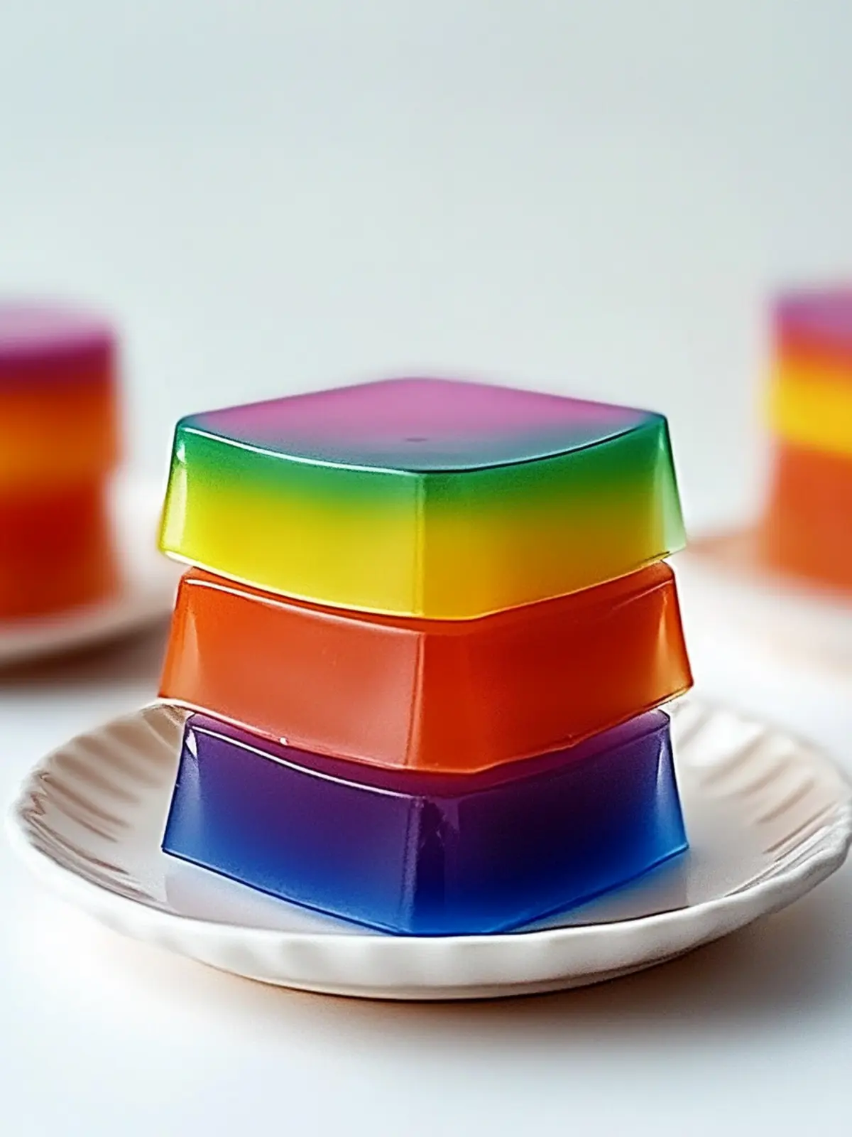 Layered Rainbow Jello