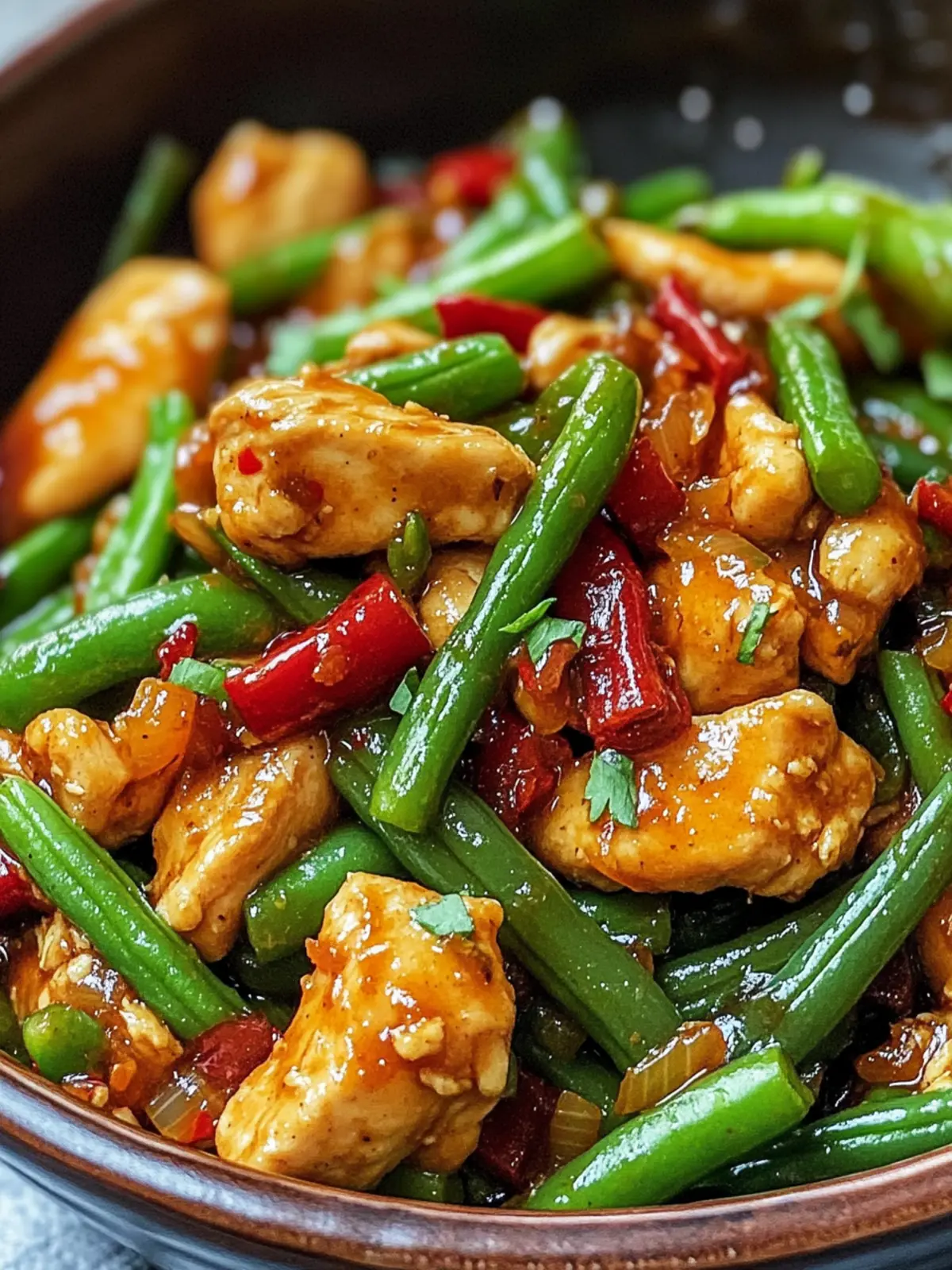 Chicken Green Bean Stir Fry