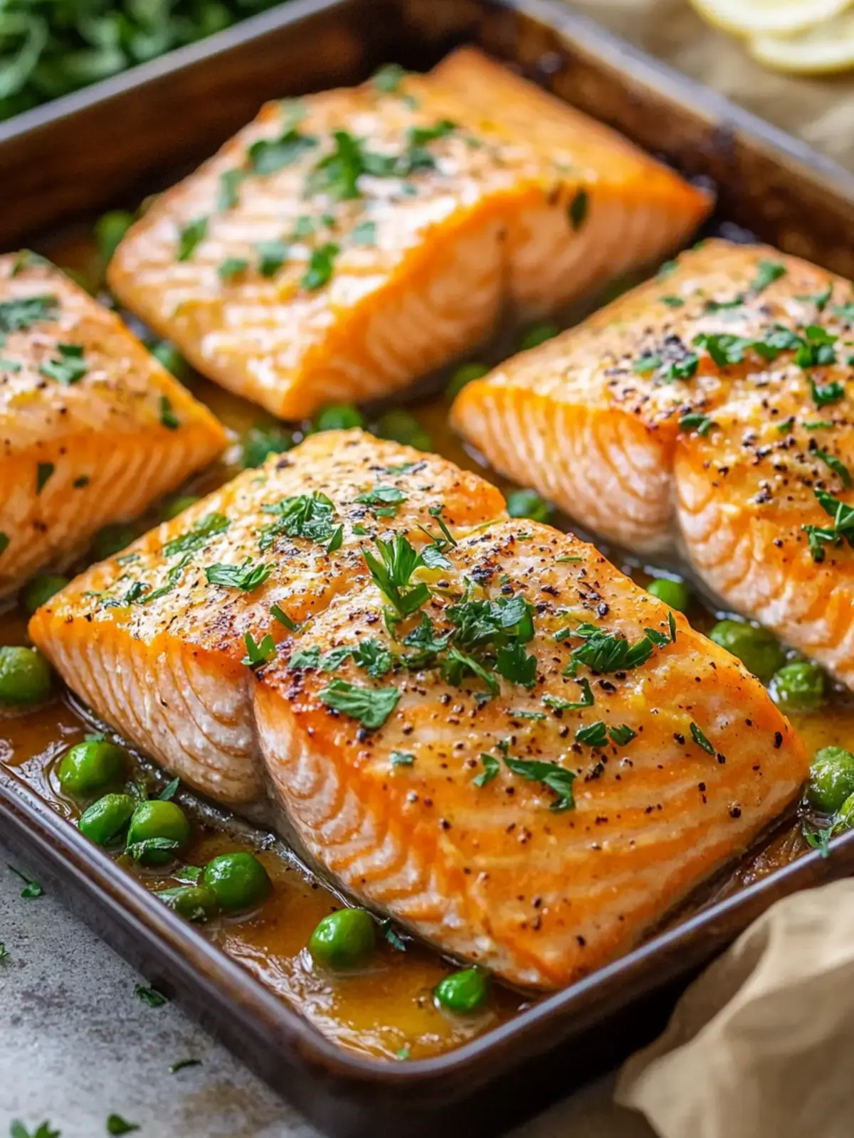 Baked Coho Salmon