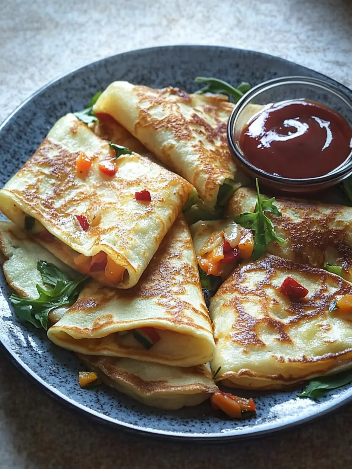 Vegetable Crepes Parcels