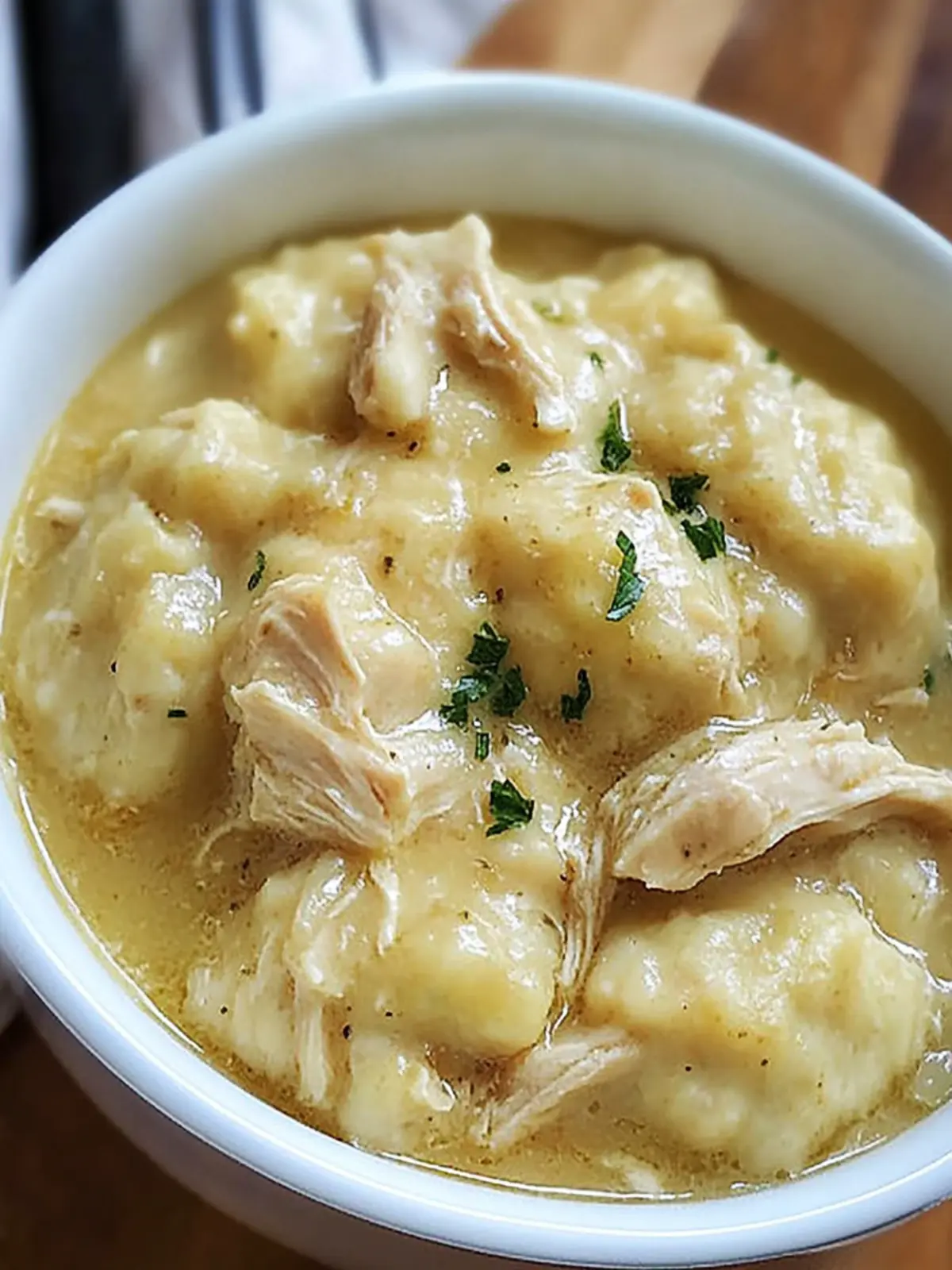 Crockpot Chicken and Dumpling