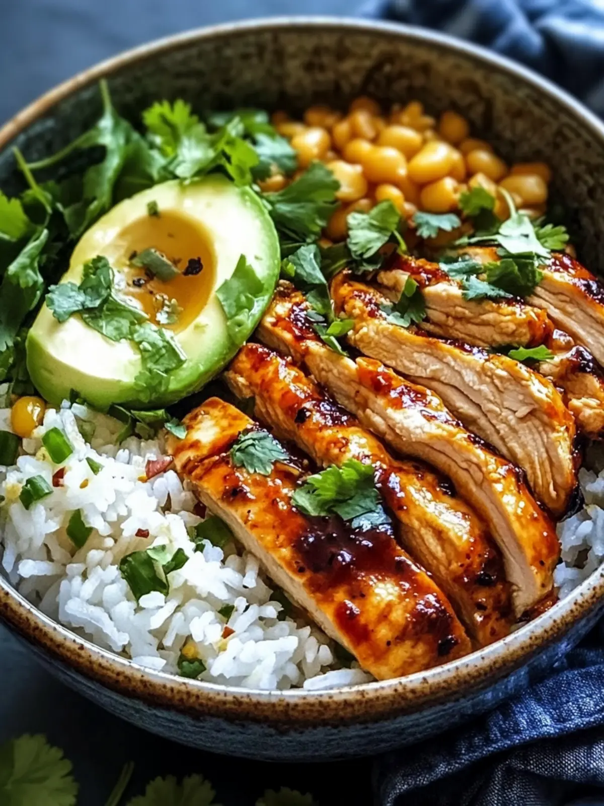 Chicken rice bowls