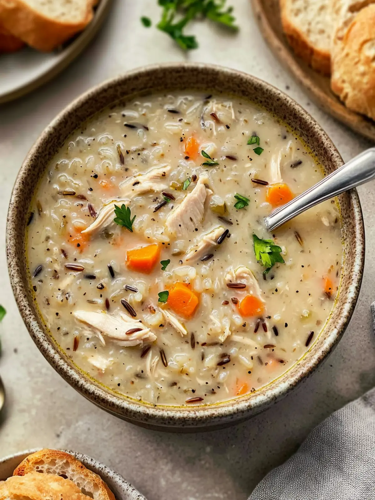 Crockpot Chicken Wild Rice Soup