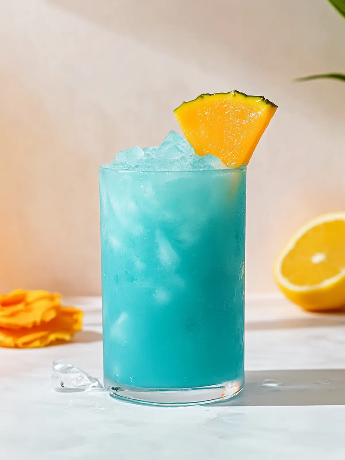 Blue Hawaiian Mocktail